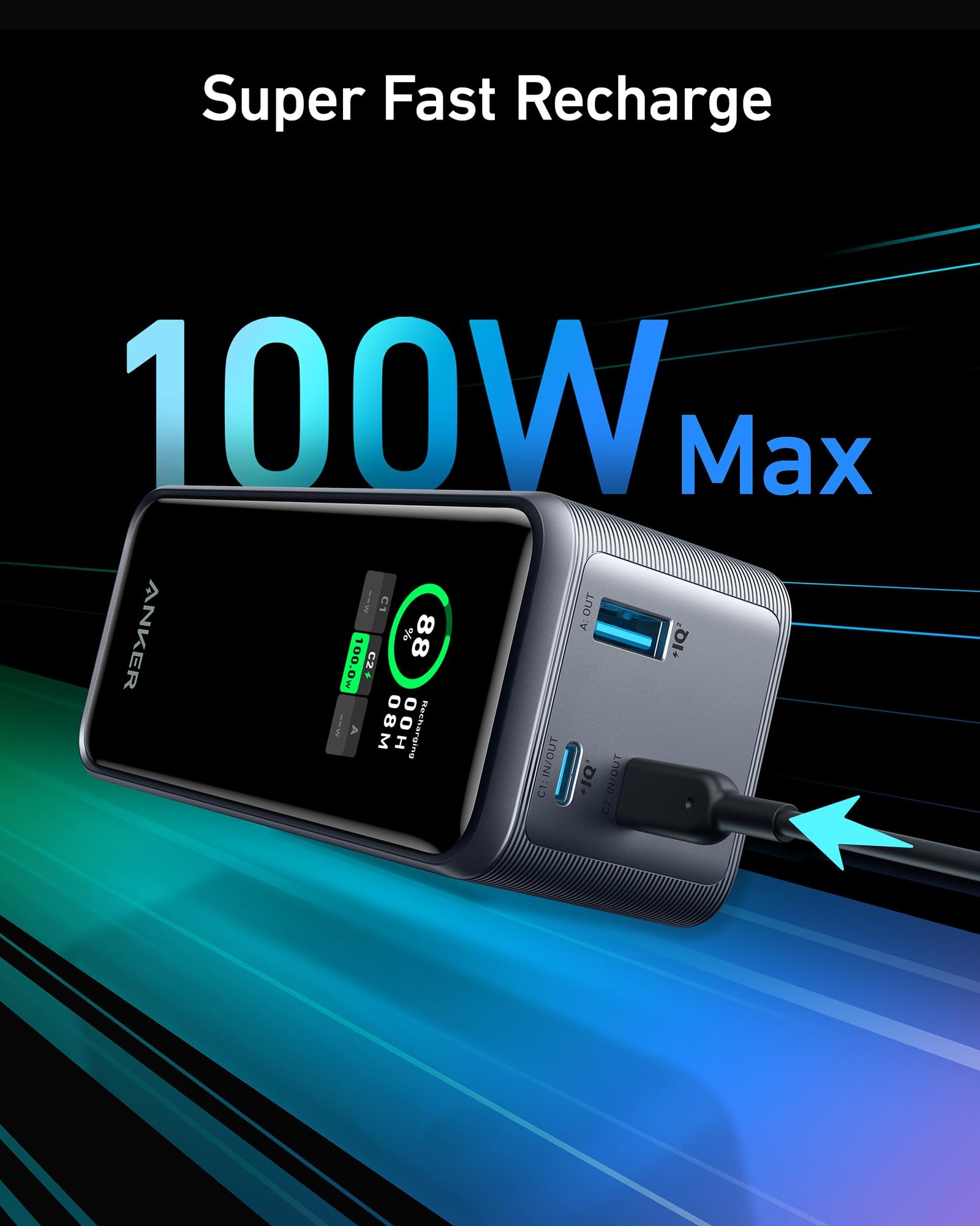 anker-prime-powerbank-200w-20000mah-display-72wh image 3