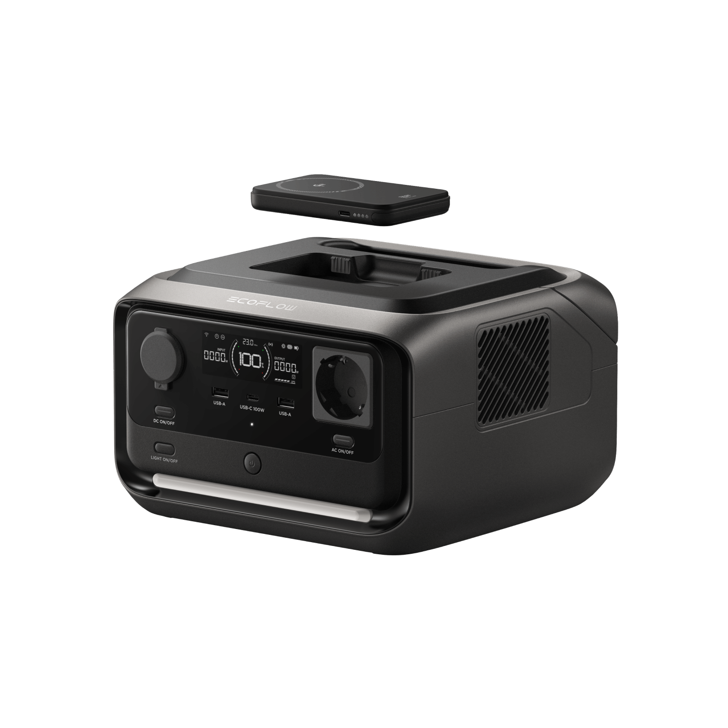 ecoflow-river-3-max-plus-wireless-powerstation-286wh-600w image 2