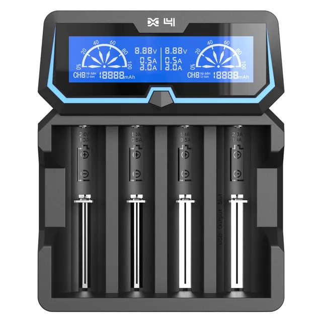 xtar-speedy-charger-x4-akkuladeger-t-4-schacht-2a-lcd image 1