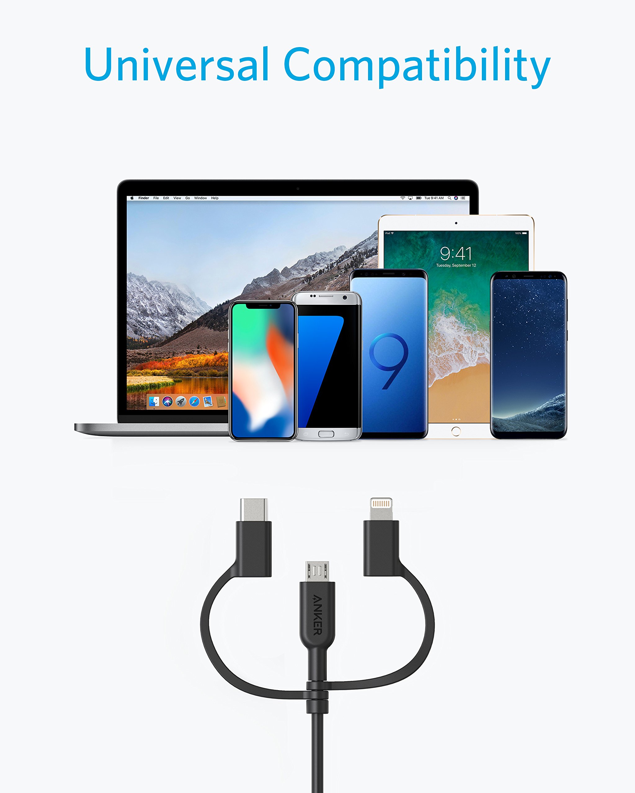 anker-powerline-ii-3-in-1-kabel-0-9m-schwarz image 3