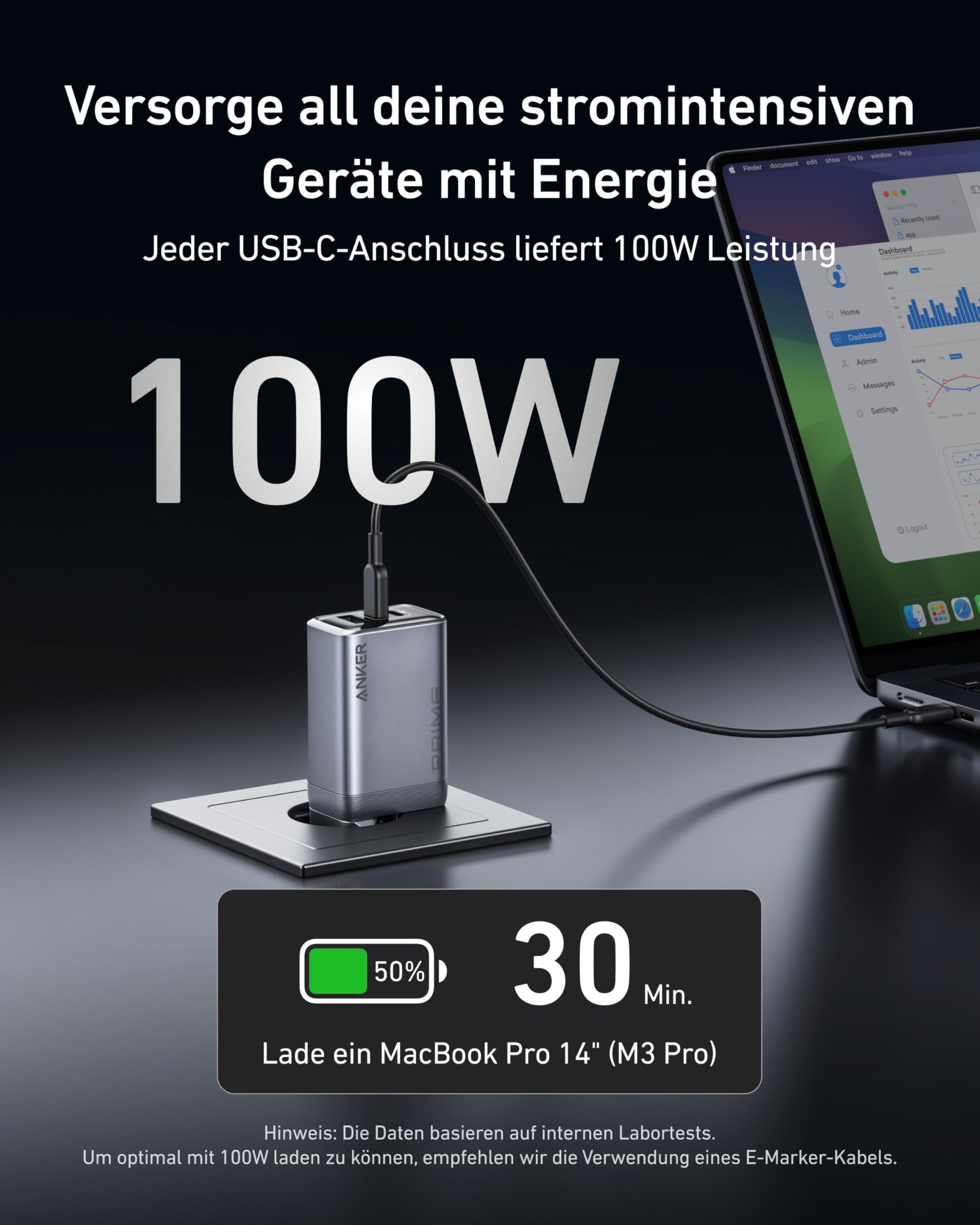 anker-prime-usb-c-ladeger-t-100w-gan-3-port-faltbar image 3