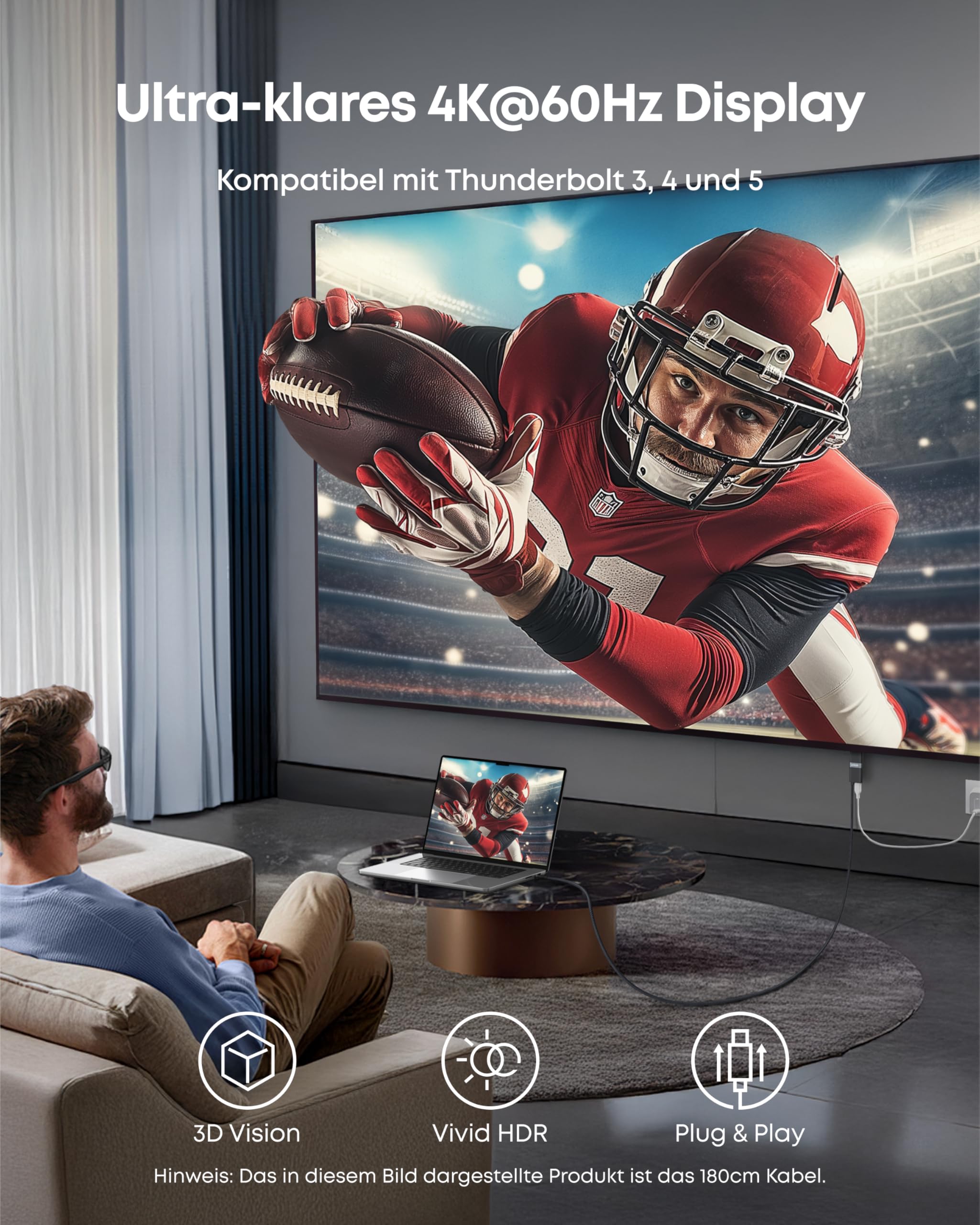 anker-nano-usb-c-hdmi-kabel-90cm-4k-140w-pd image 5