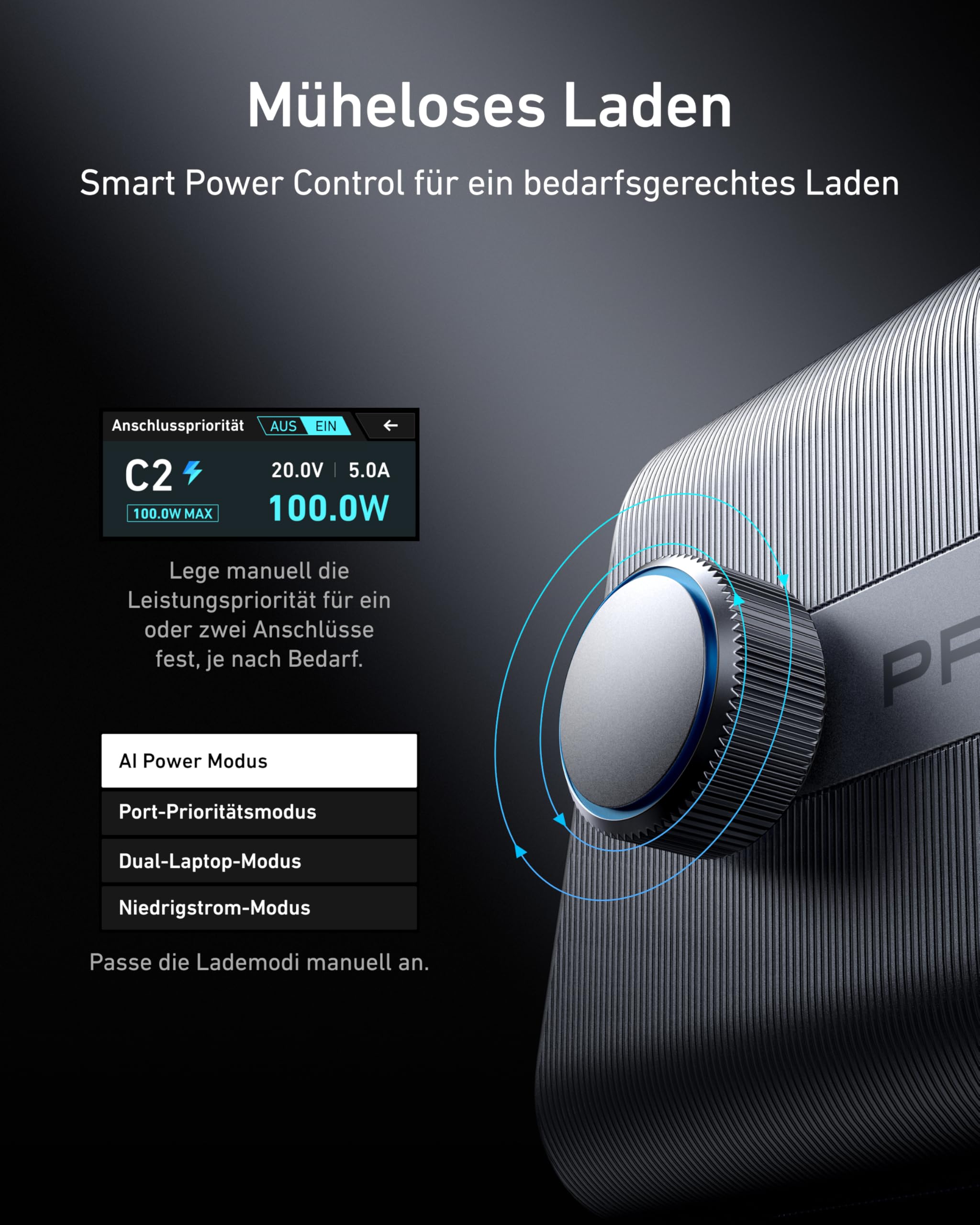 anker-prime-250w-usb-c-ladeger-t-6-port-gan-display image 5