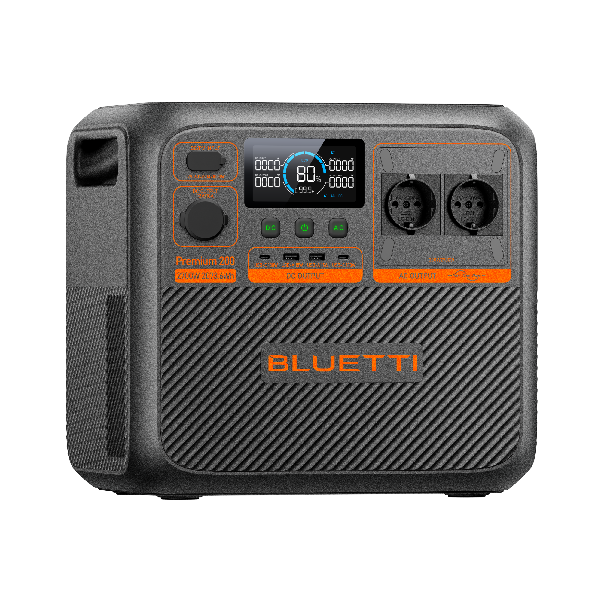 bluetti-premium-200-v2-powerstation-2700w-2073wh-mit-usv image 8