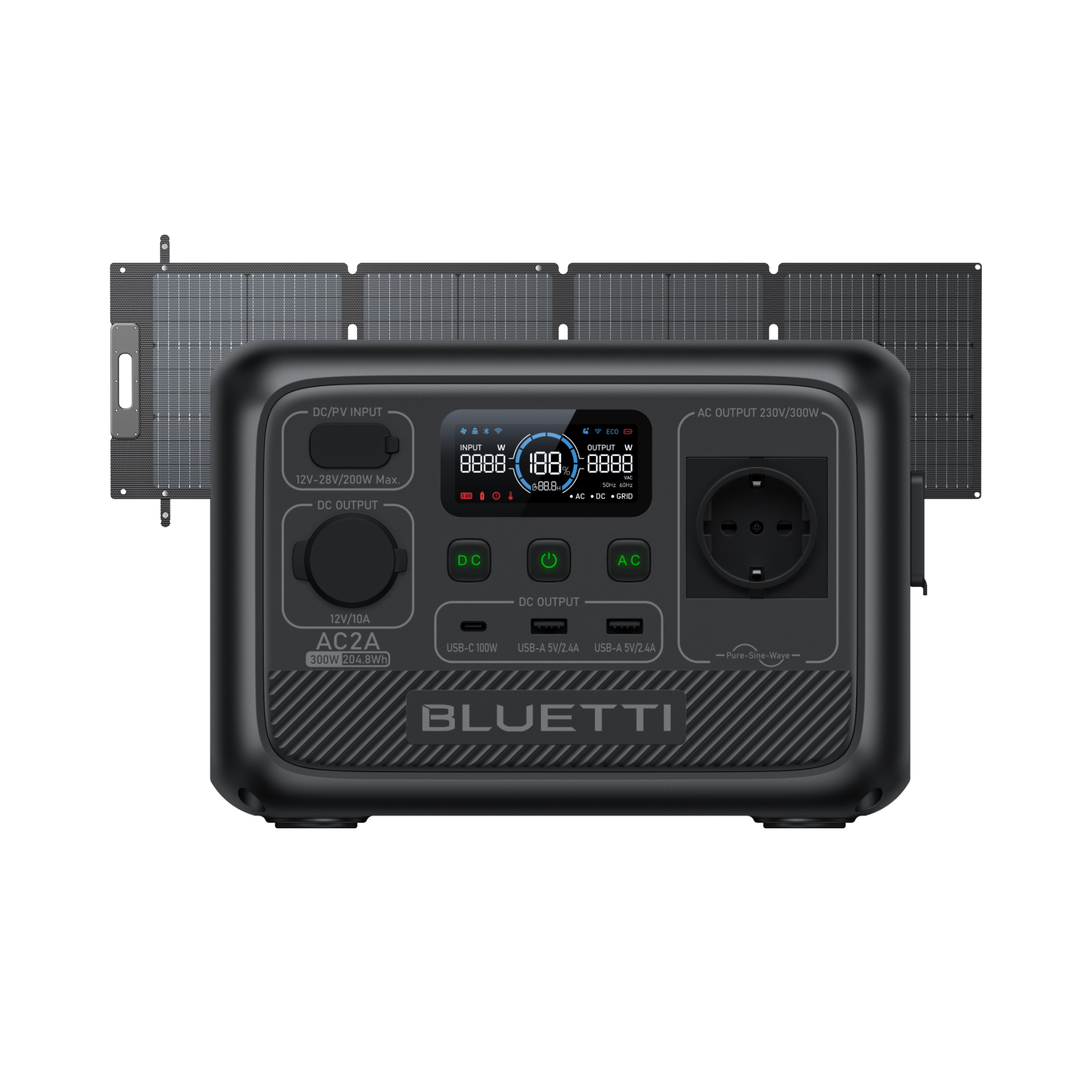 bluetti-ac2a-300w-powerstation-204wh-lifepo4-tragbar image 8
