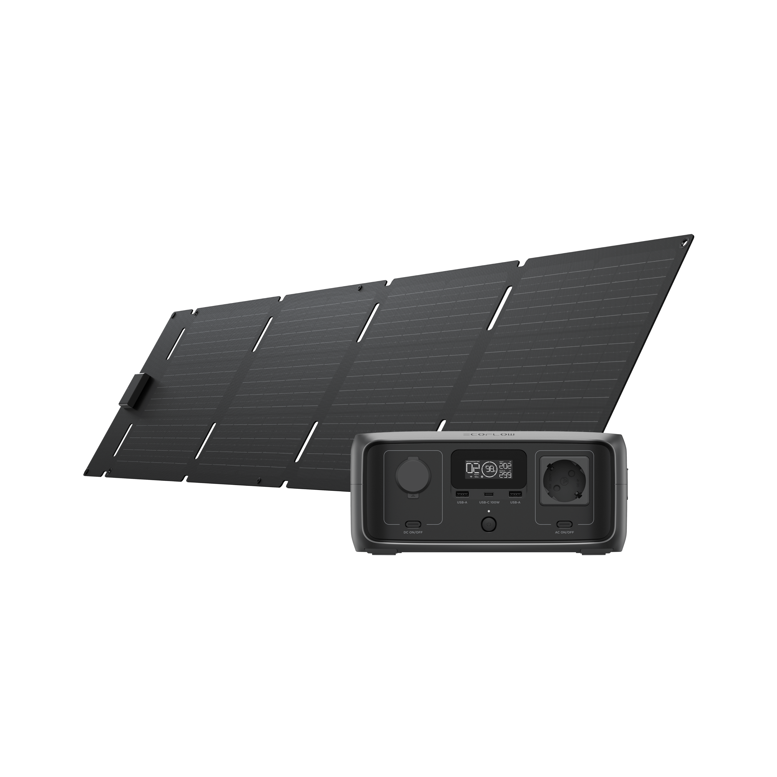 ecoflow-river-3-solargenerator-245wh-mit-45w-panel image 2