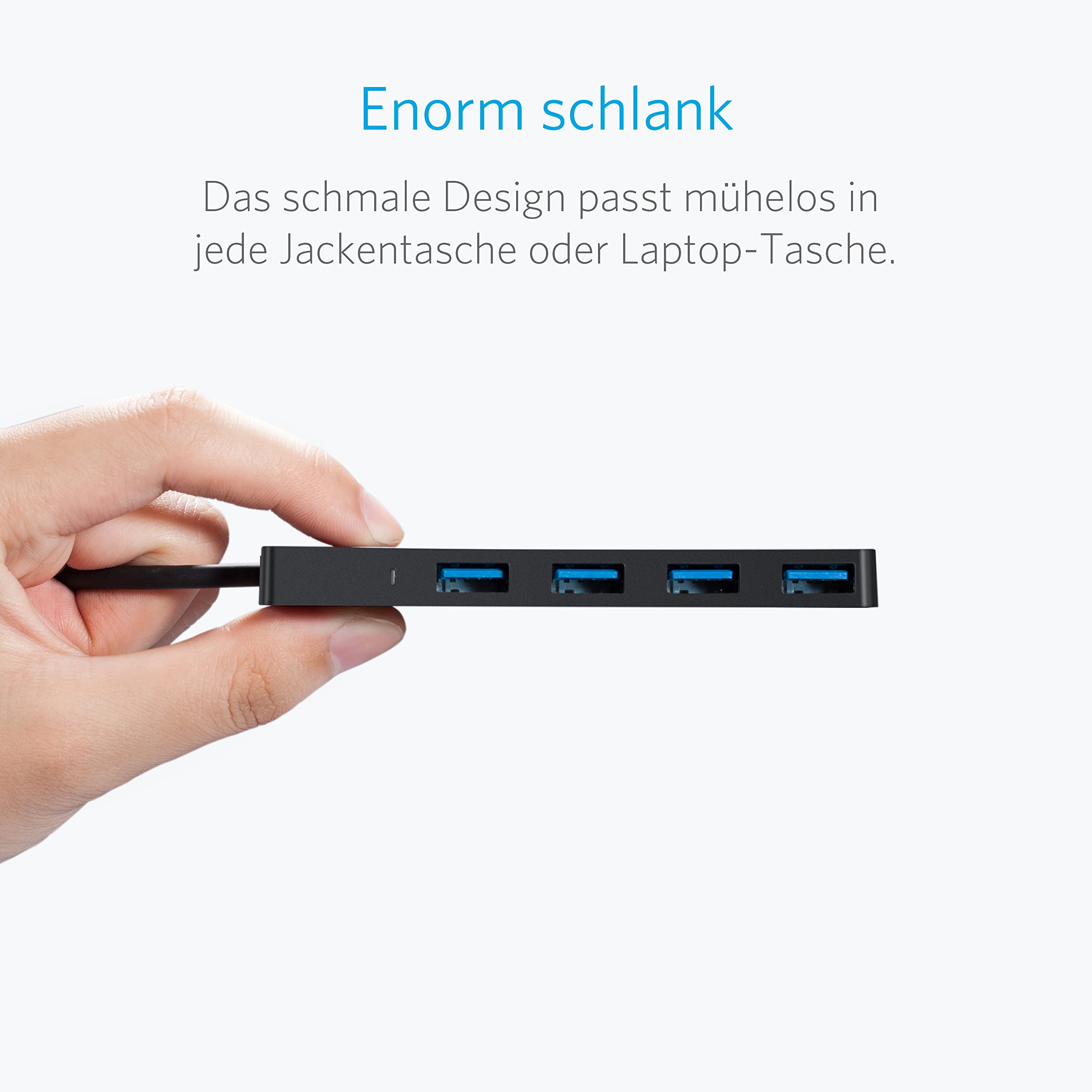 anker-4-port-usb-3-0-ultra-flacher-datenhub-20cm-kabel-schwarz image 3
