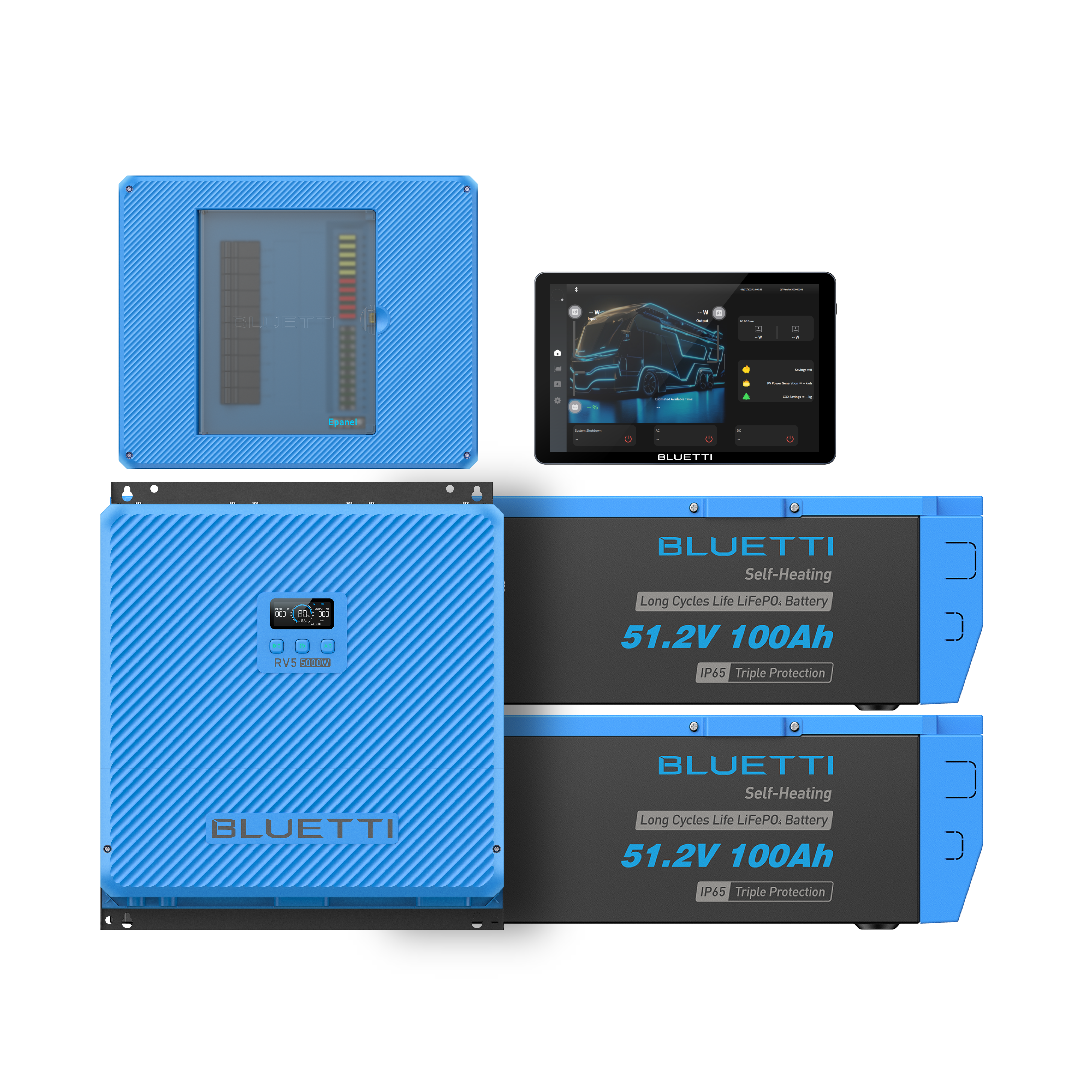bluetti-charger-rv5-2-b4810-epanel-epad-komplettset image 1