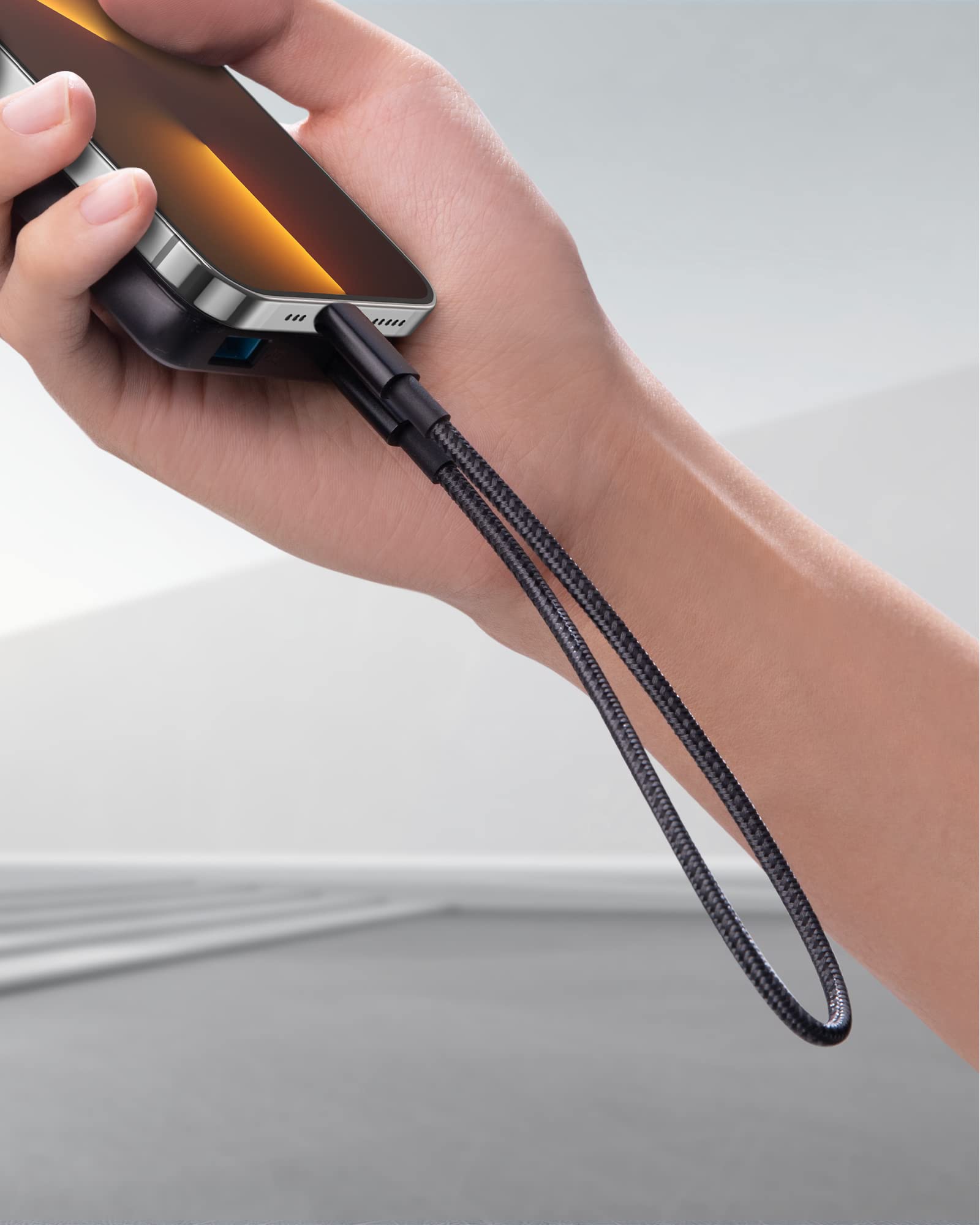 anker-331-usb-c-lightning-ladekabel-30cm-schwarz-mfi image 7
