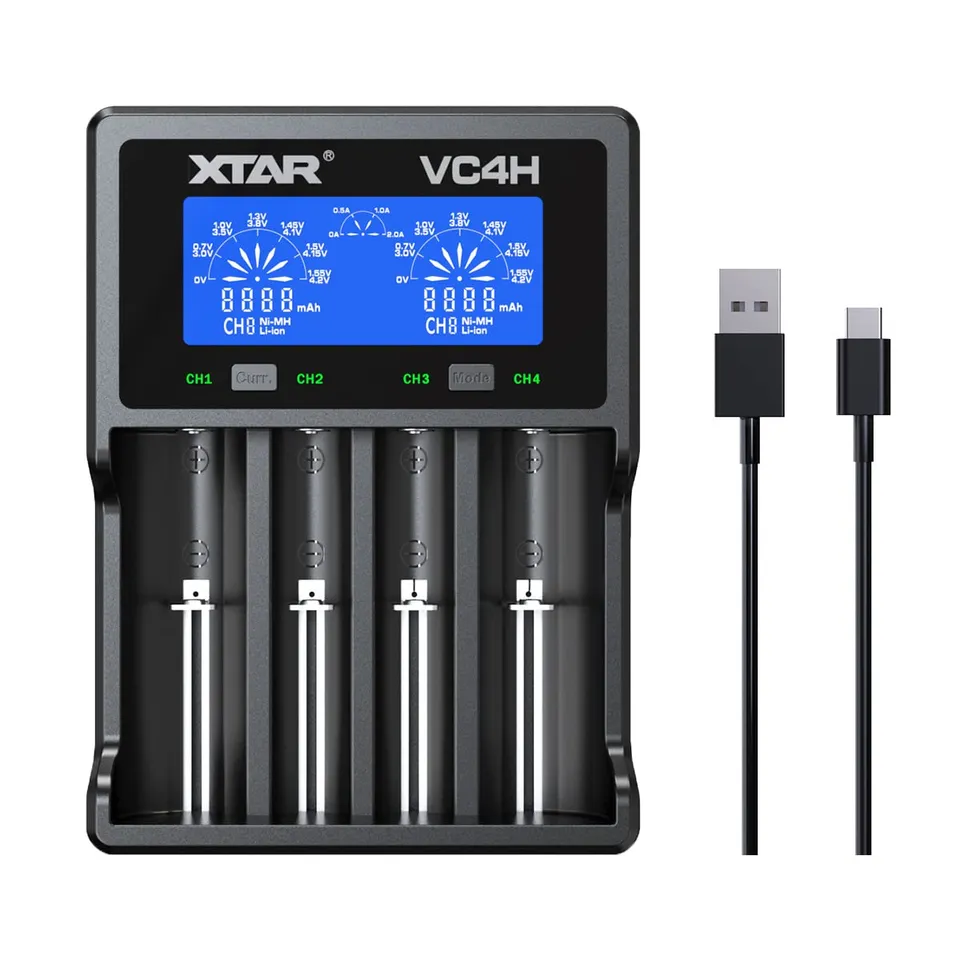 xtar-vc4h-ladeger-t-4-slot-18650-21700-mit-display image 1