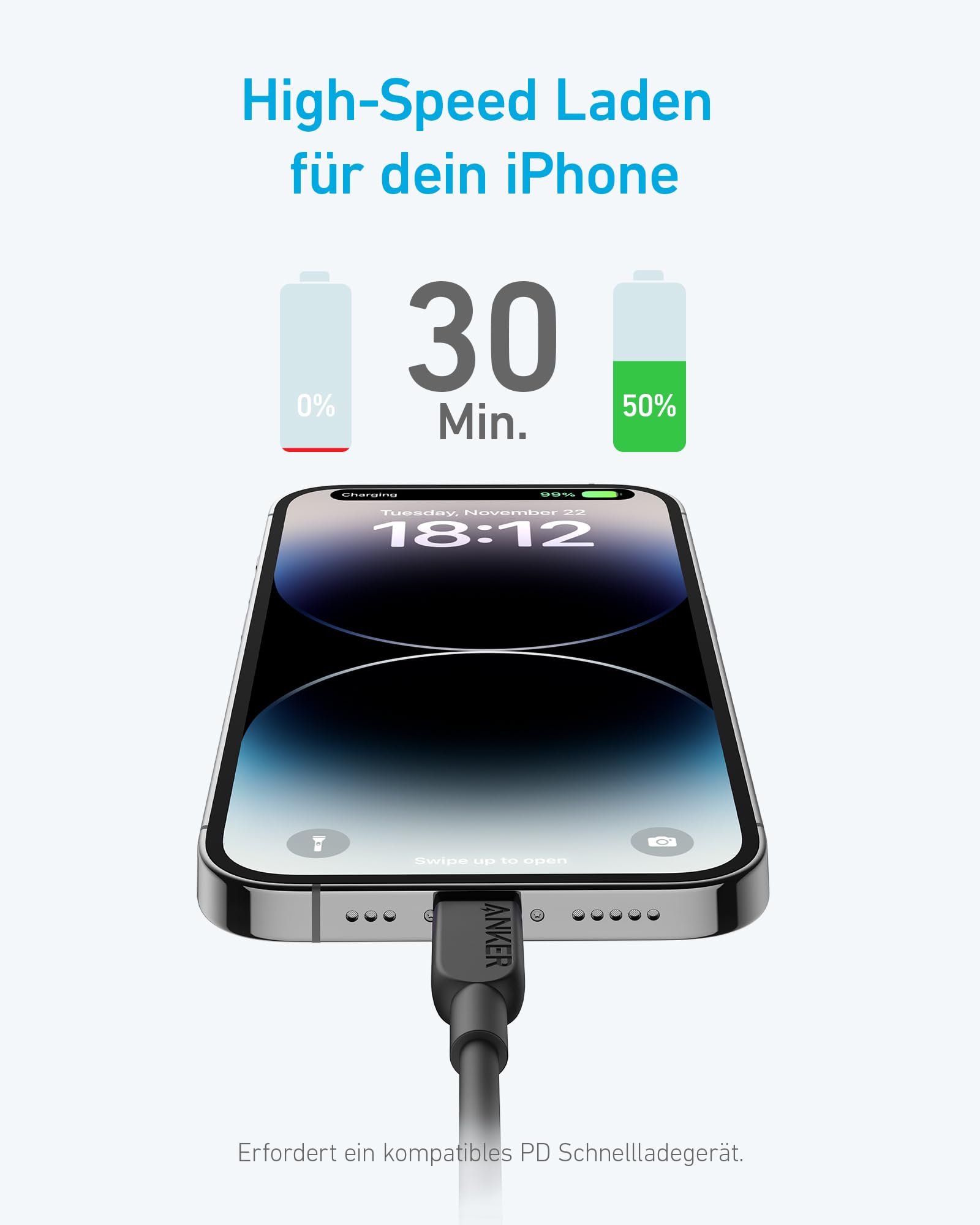 anker-310-usb-c-lightning-kabel-3m-mfi-iphone image 2