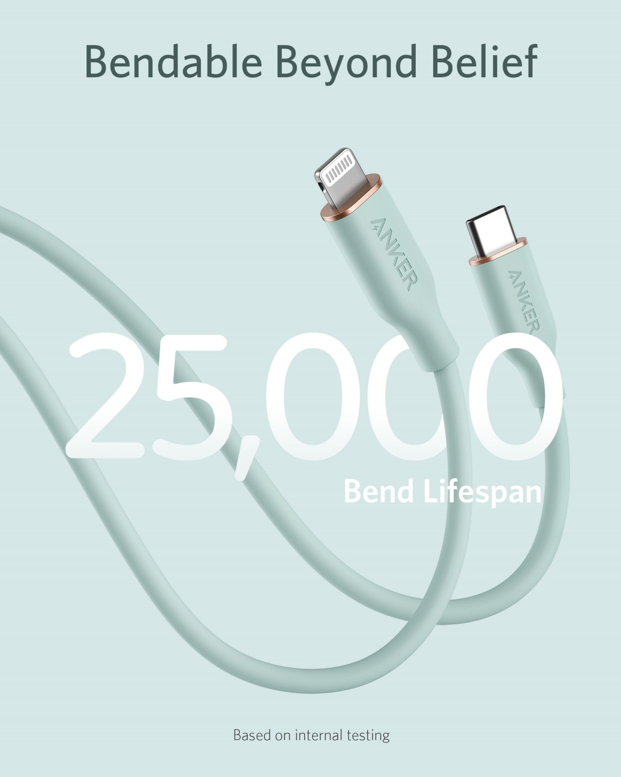 anker-powerline-iii-flow-usb-c-lightning-90cm-mintgr-n image 4