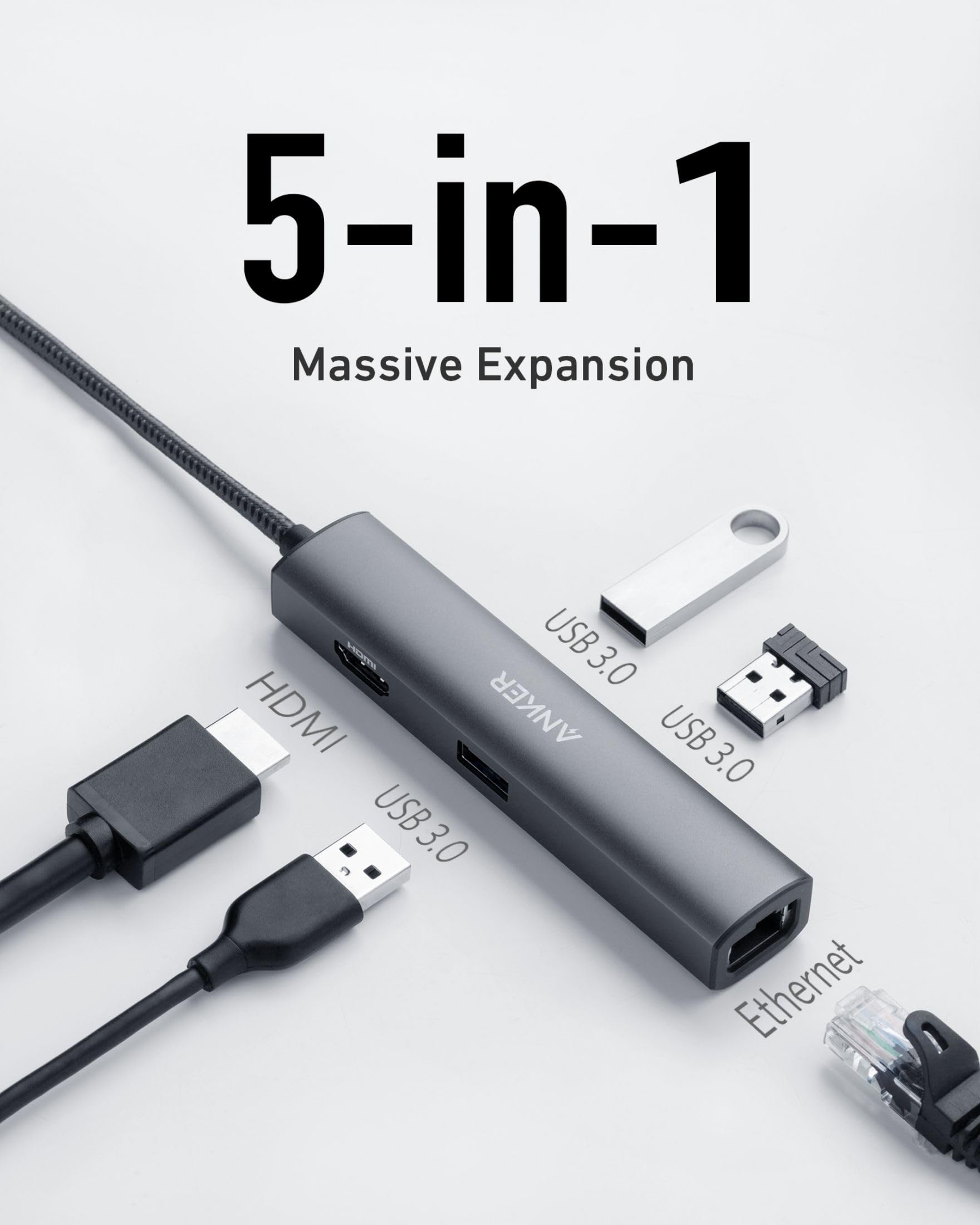 anker-powerexpand-5-in-1-usb-c-hub-4k-hdmi-ethernet image 2