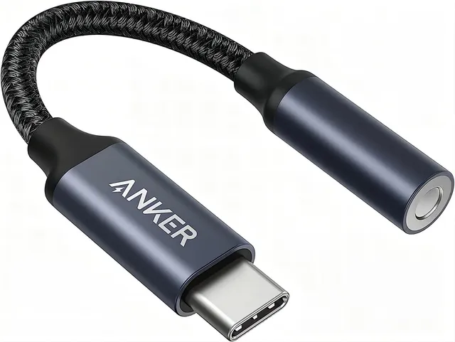 anker-usb-c-auf-3-5mm-audio-adapter-nylon-dac image 1