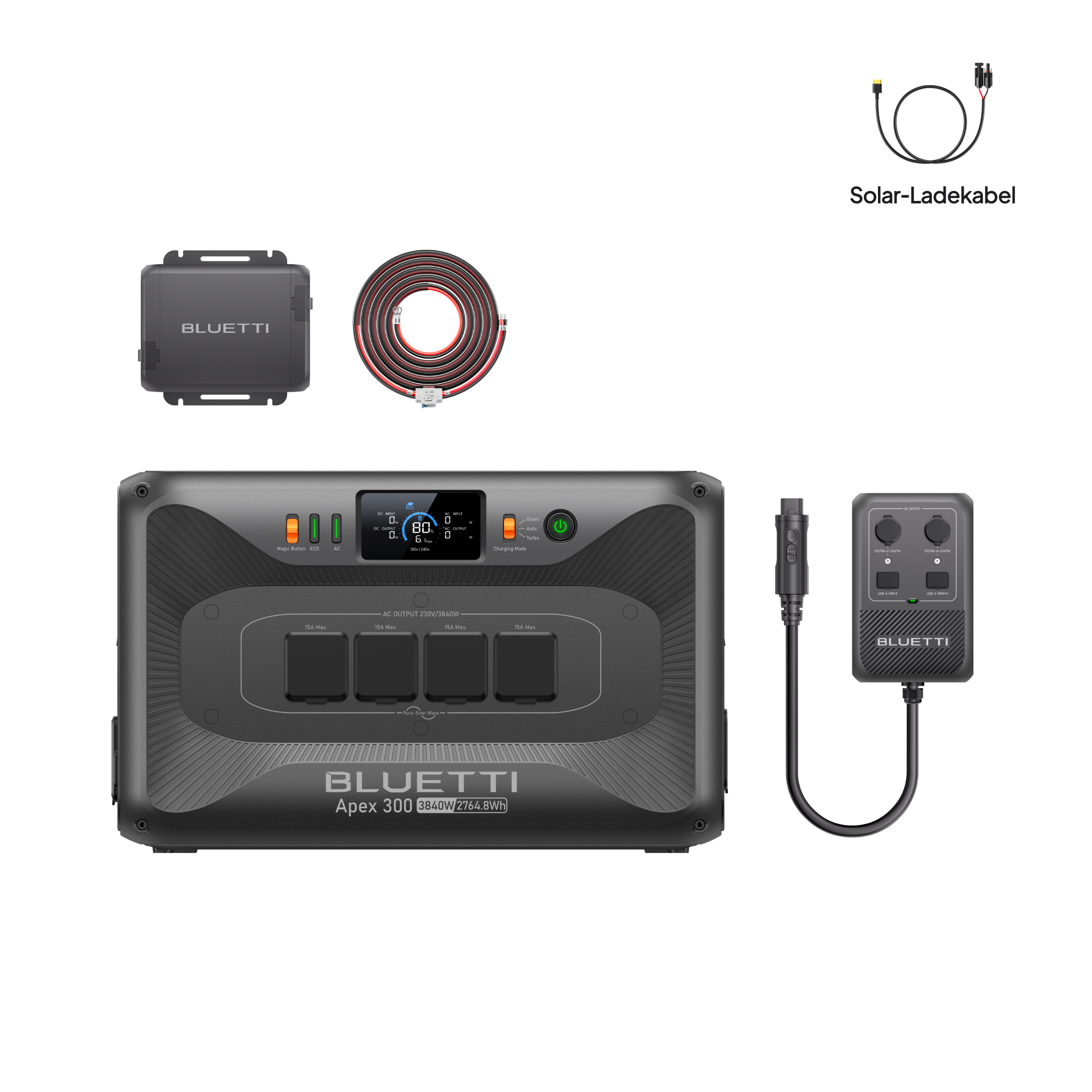 bluetti-apex-300-powerstation-apex-300-hub-d1-charger-1-2764wh image 1