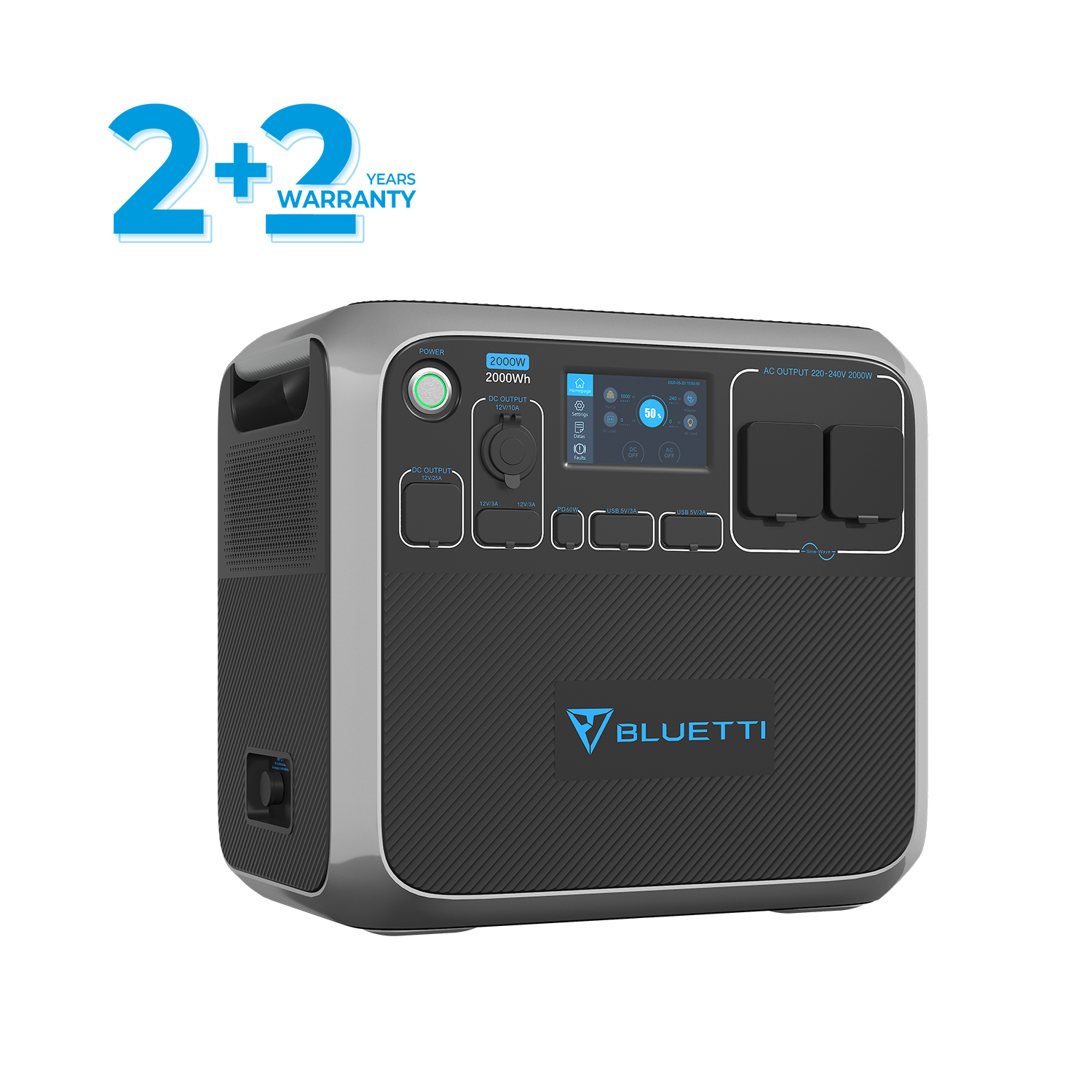 bluetti-ac200p-2000w-powerstation-2000wh-tragbar image 2