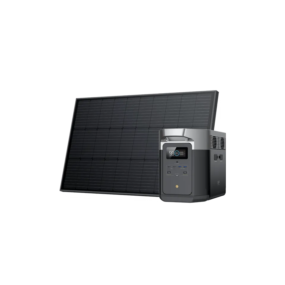 ecoflow-delta-max-2000-solargenerator-mit-100w-panel image 1