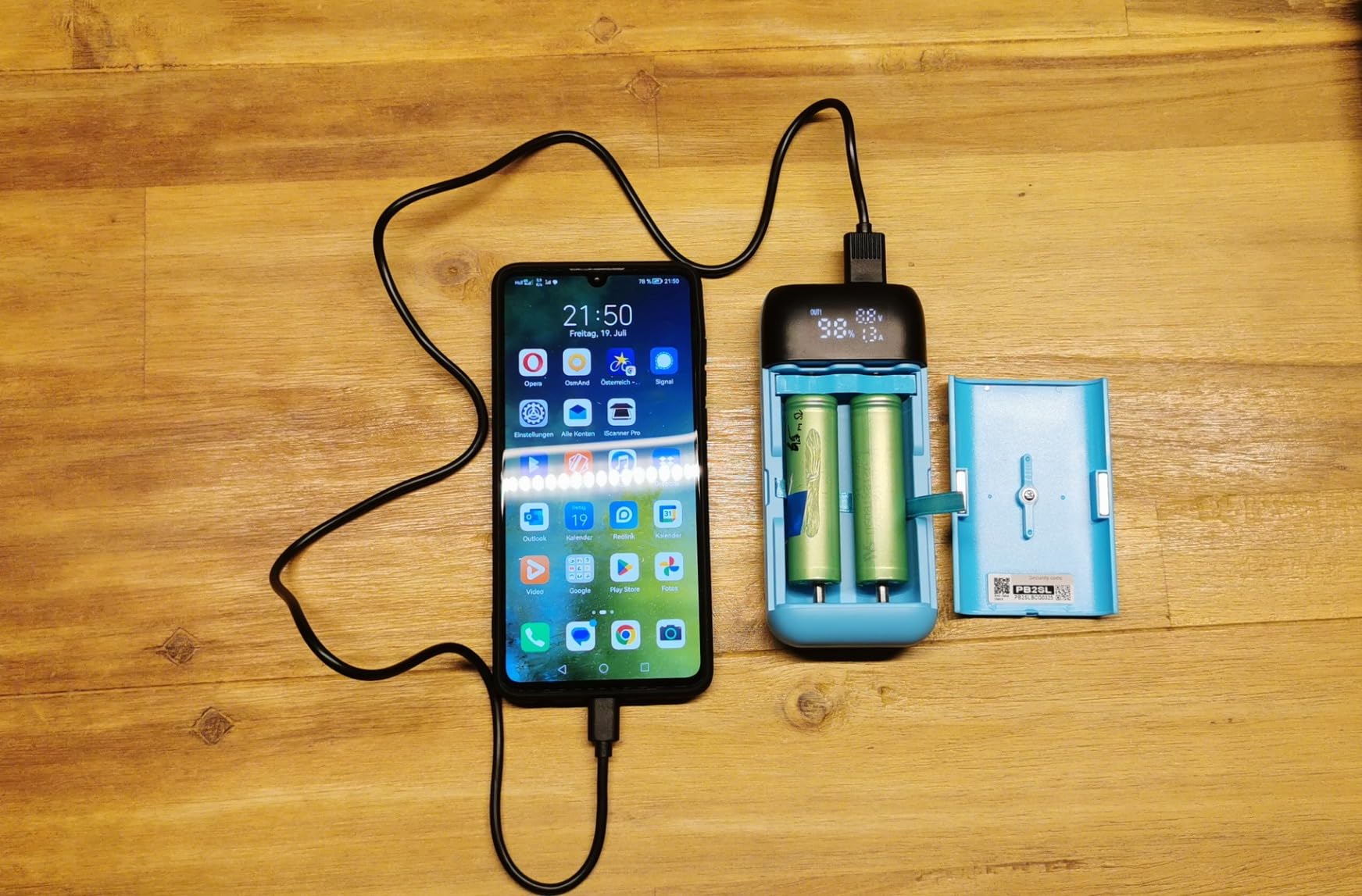 Genial für meine Taschenlampen-Akkus