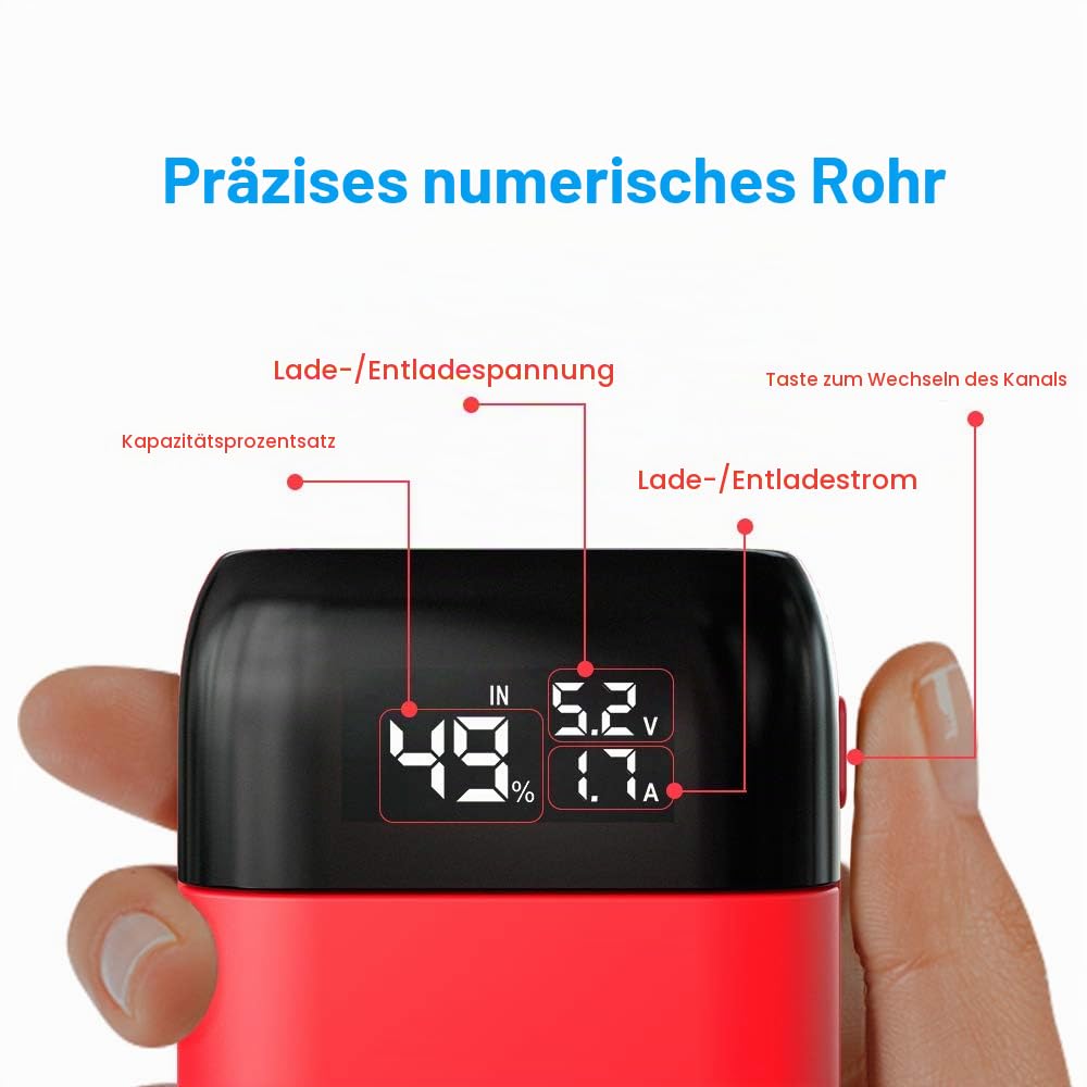 xtar-pb2s-ladeger-t-18650-akkuladeger-t-rot-mit-powerbank image 5