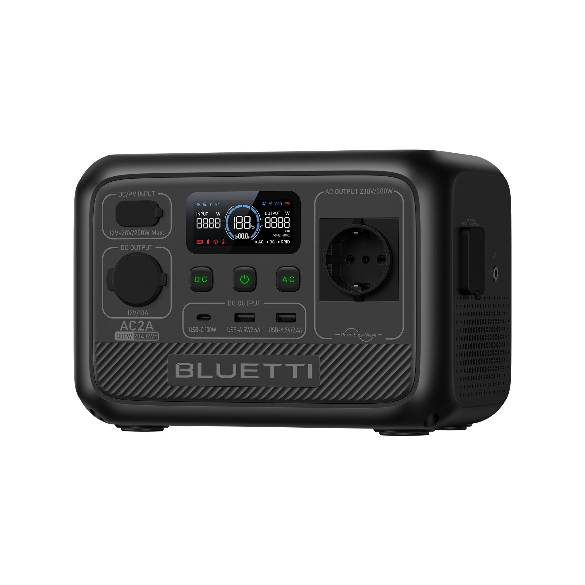 bluetti-ac2a-300w-powerstation-204wh-lifepo4-tragbar image 4