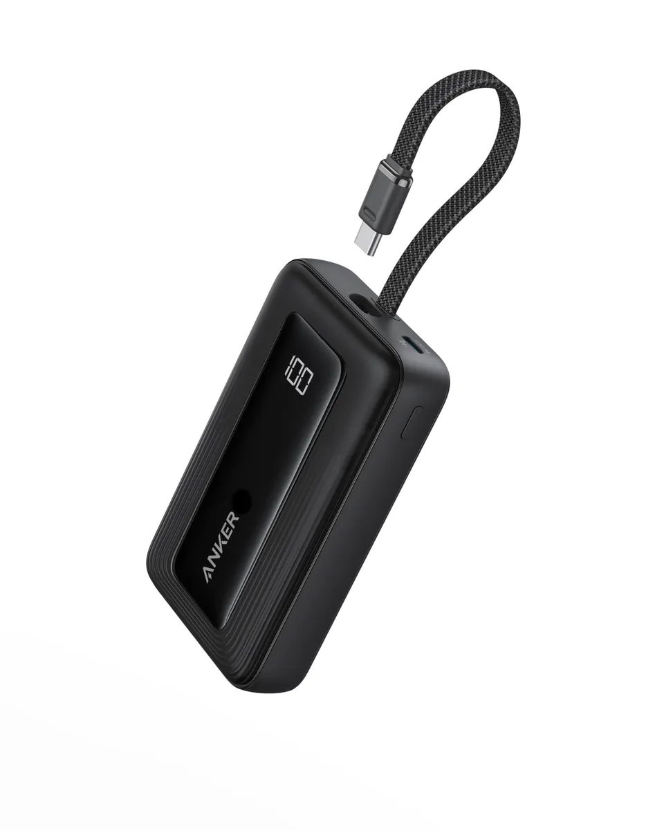 anker-zolo-a1688-powerbank-10000mah-30w-schwarz-mit-kabel image 1