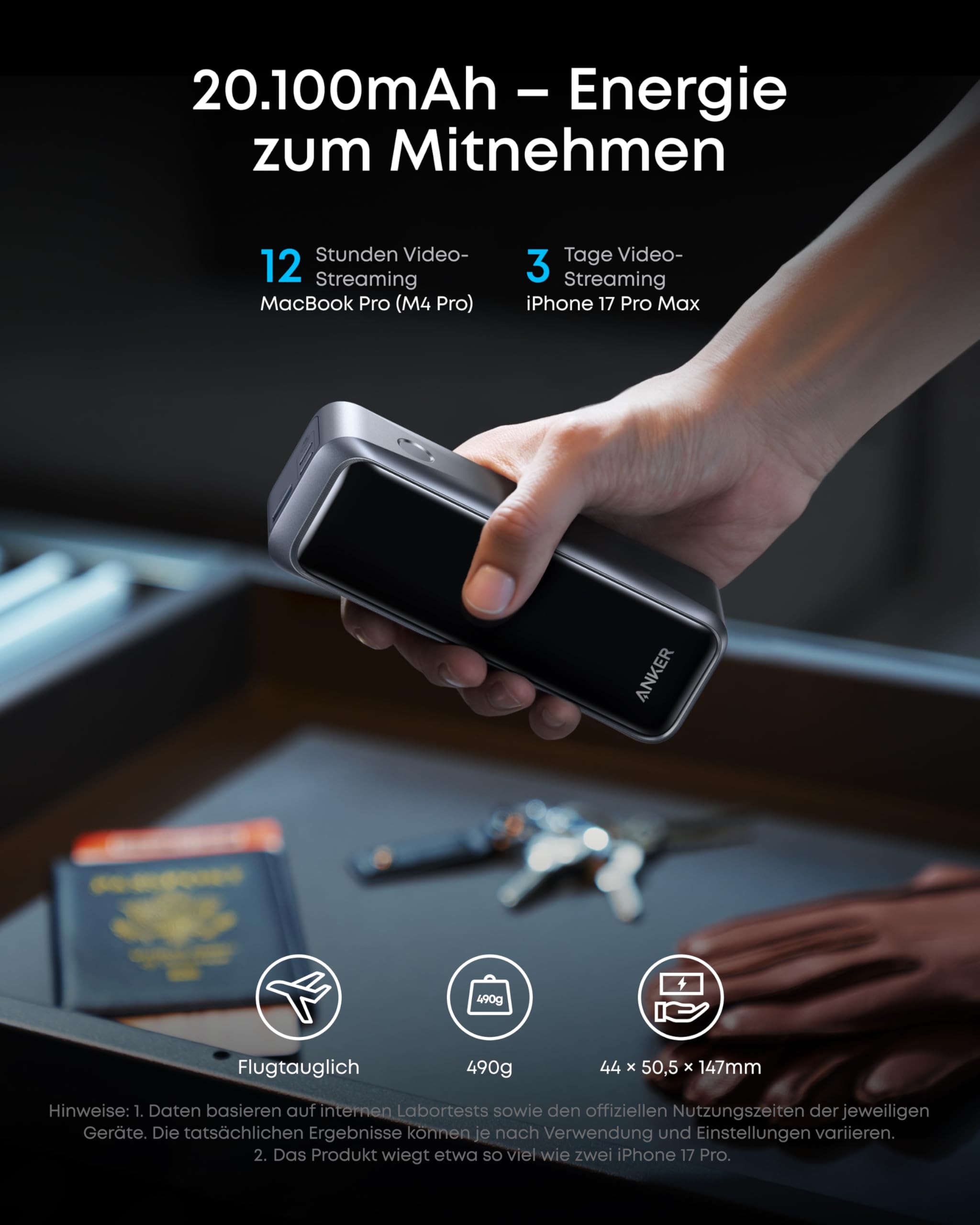 anker-prime-powerbank-20100mah-220w-schnellladen-flugtauglich image 4