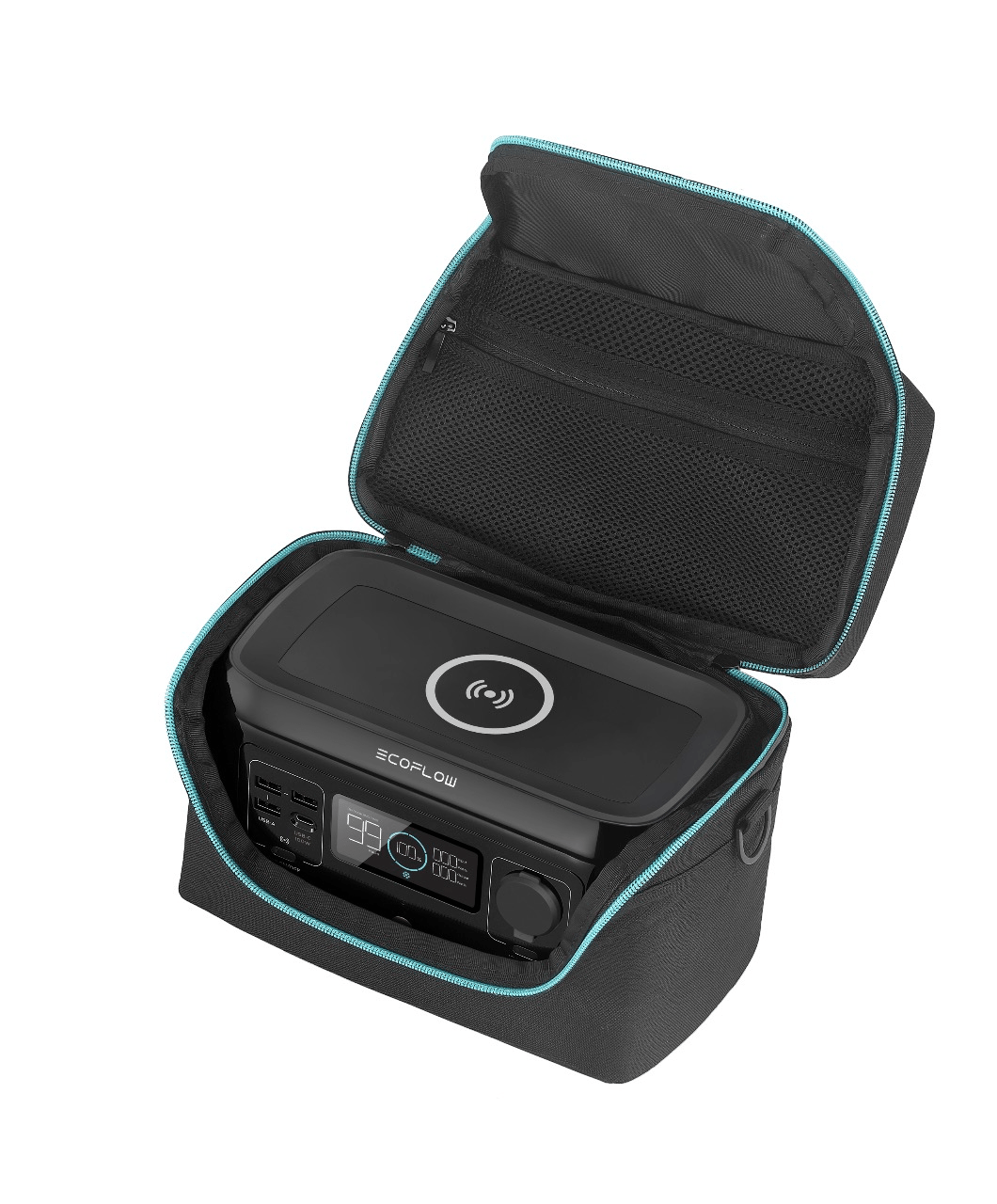 ecoflow-river-mini-tasche-schutzh-lle-mit-schultergurt image 2