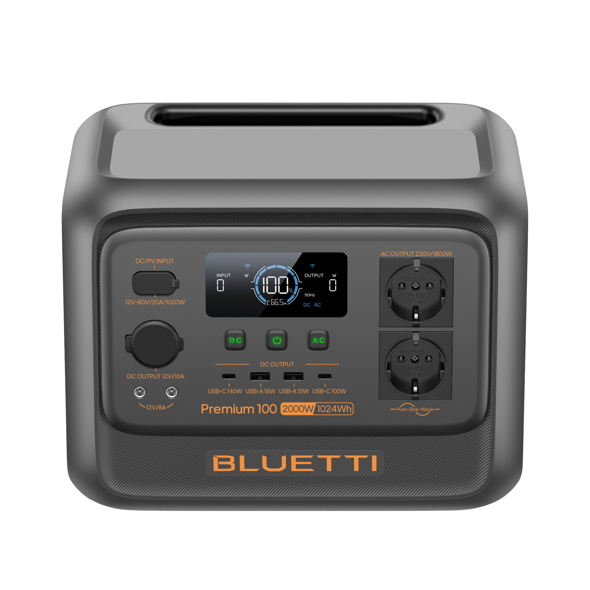 bluetti-premium-100-v2-powerstation-1024wh-2000w-11-3kg-usv image 3