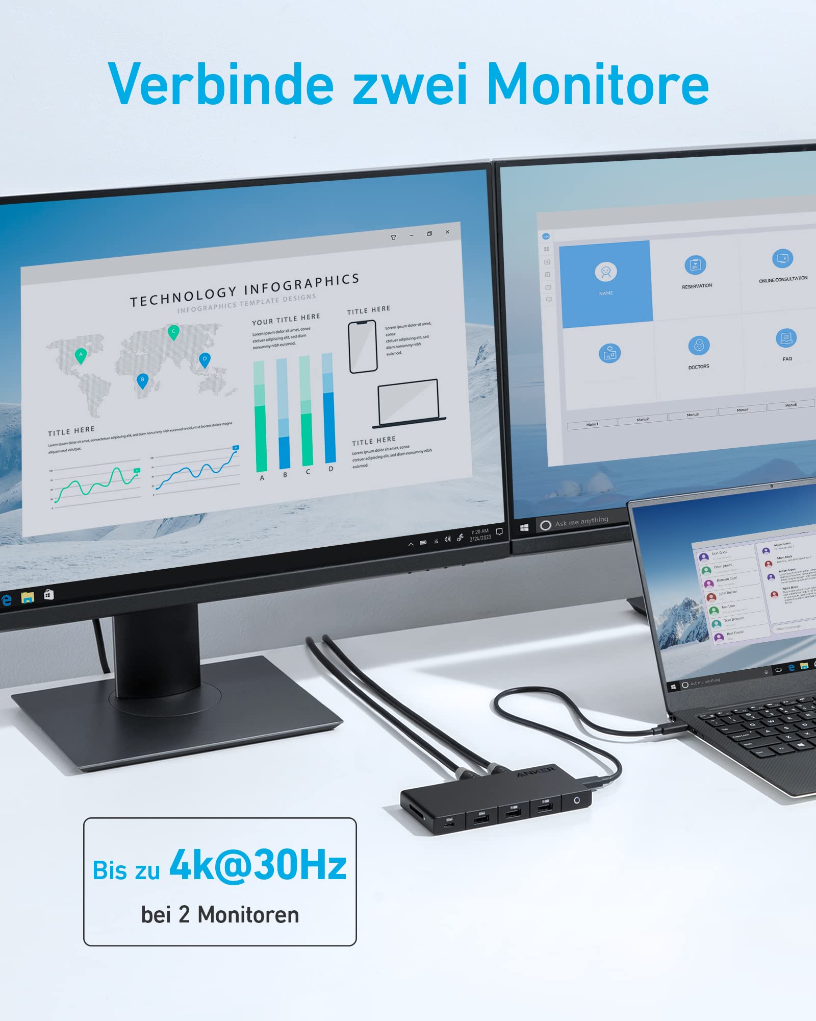 anker-364-usb-c-hub-10-in-1-dual-4k-hdmi-85w image 3