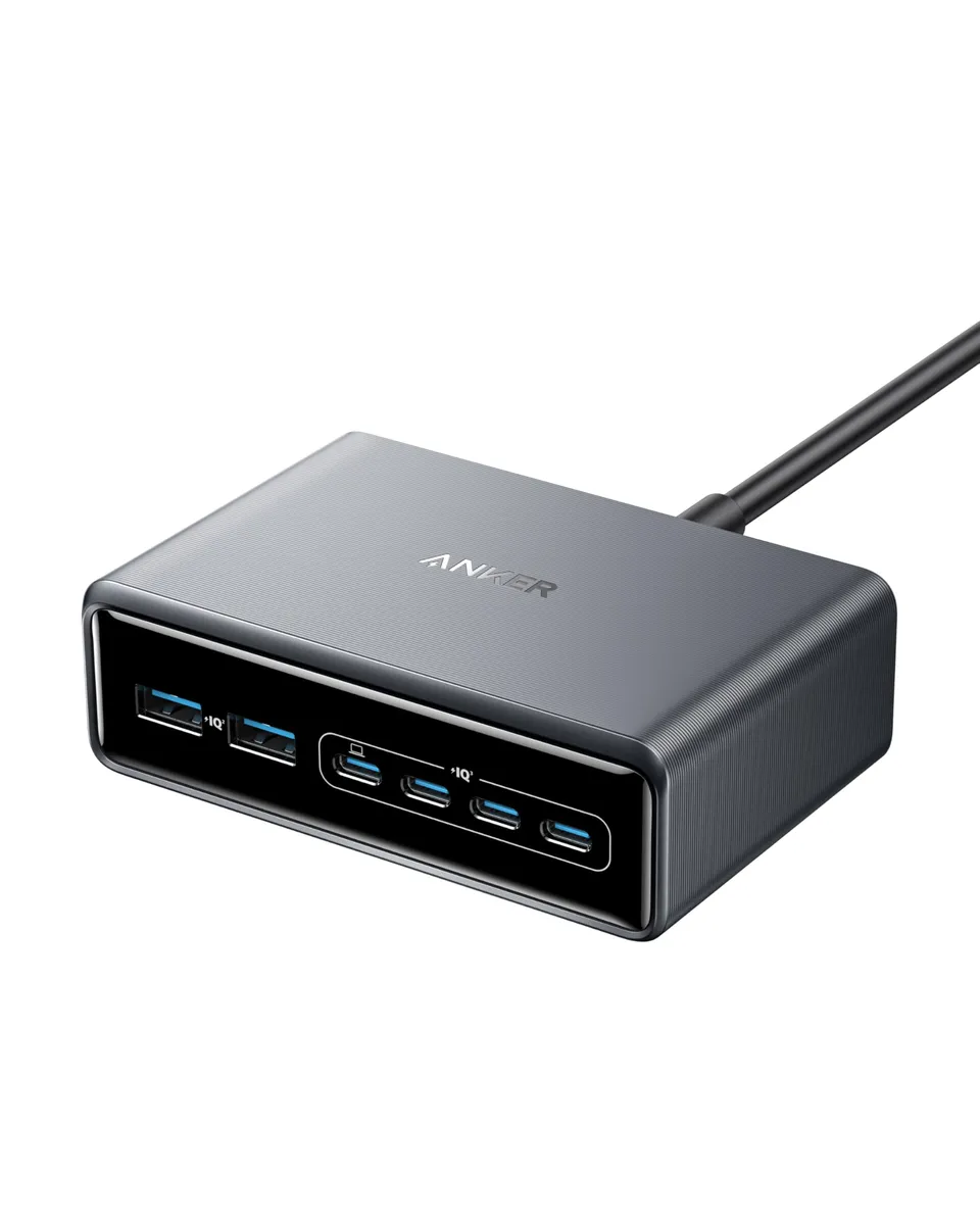 anker-prime-200w-6-port-gan-ladestation-usb-c-desktop image 1