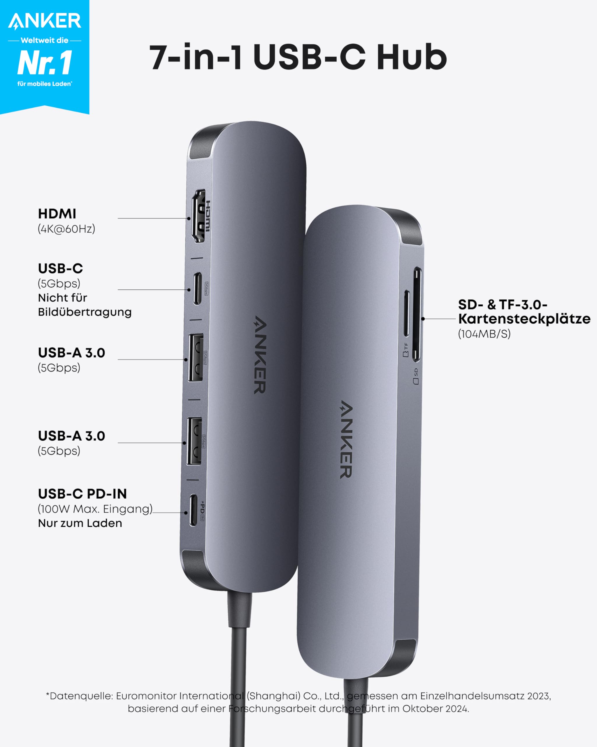 anker-7-in-1-usb-c-hub-mit-4k-hdmi-und-85w-pd-schwarz image 2