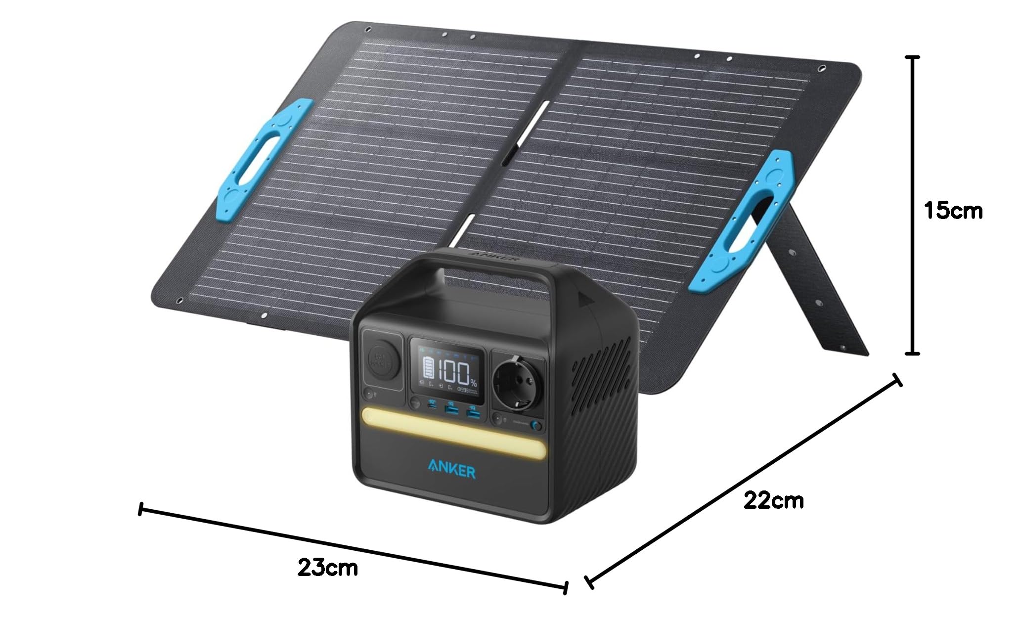 anker-521-powerstation-256wh-mit-100w-solarpanel-300w-set image 8