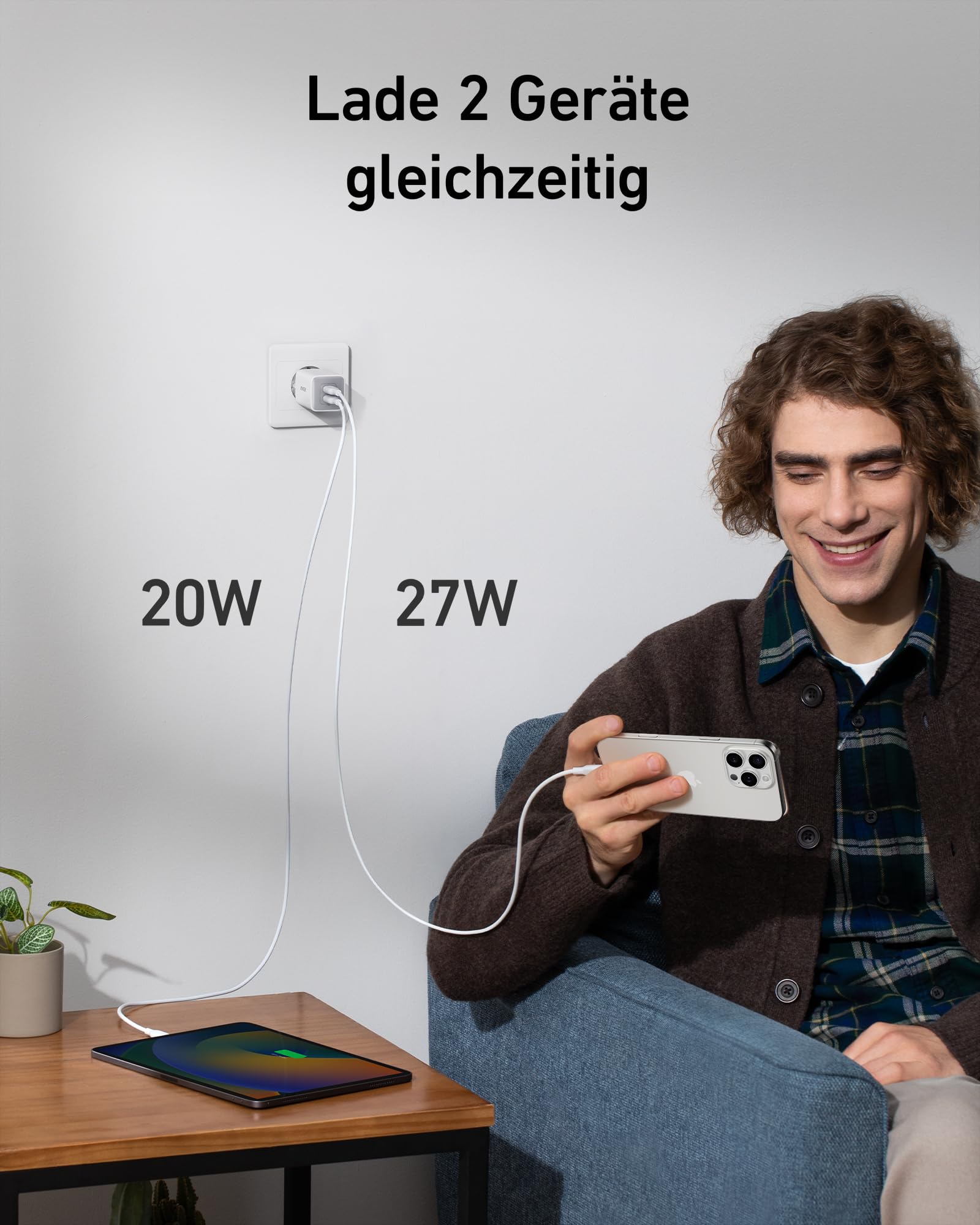 anker-523-nano-3-47w-usb-c-ladeger-t-wei-2-port-gan image 2