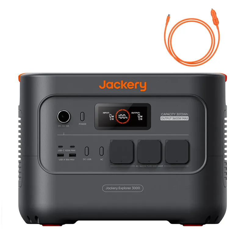 jackery-explorer-3000-v2-powerstation-3072wh-3600w-autokabel image 1