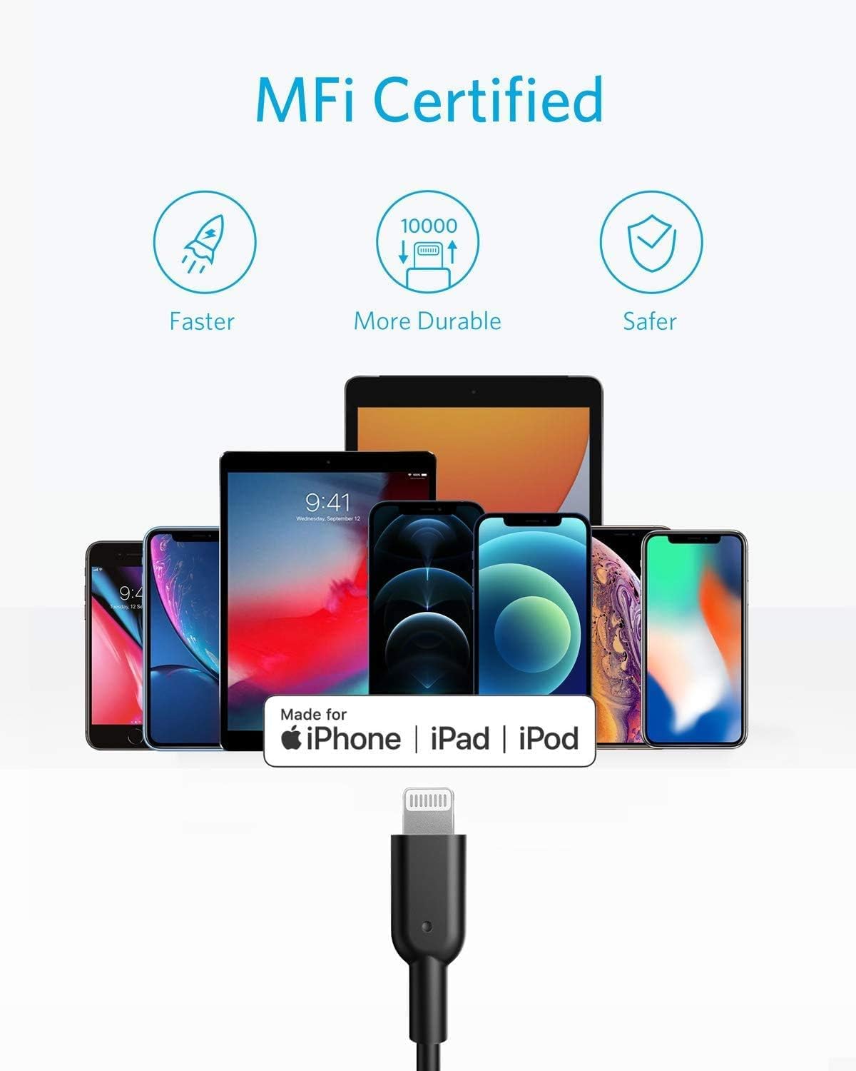 anker-powerline-ii-usb-c-lightning-kabel-1-8m-schwarz-mfi image 4