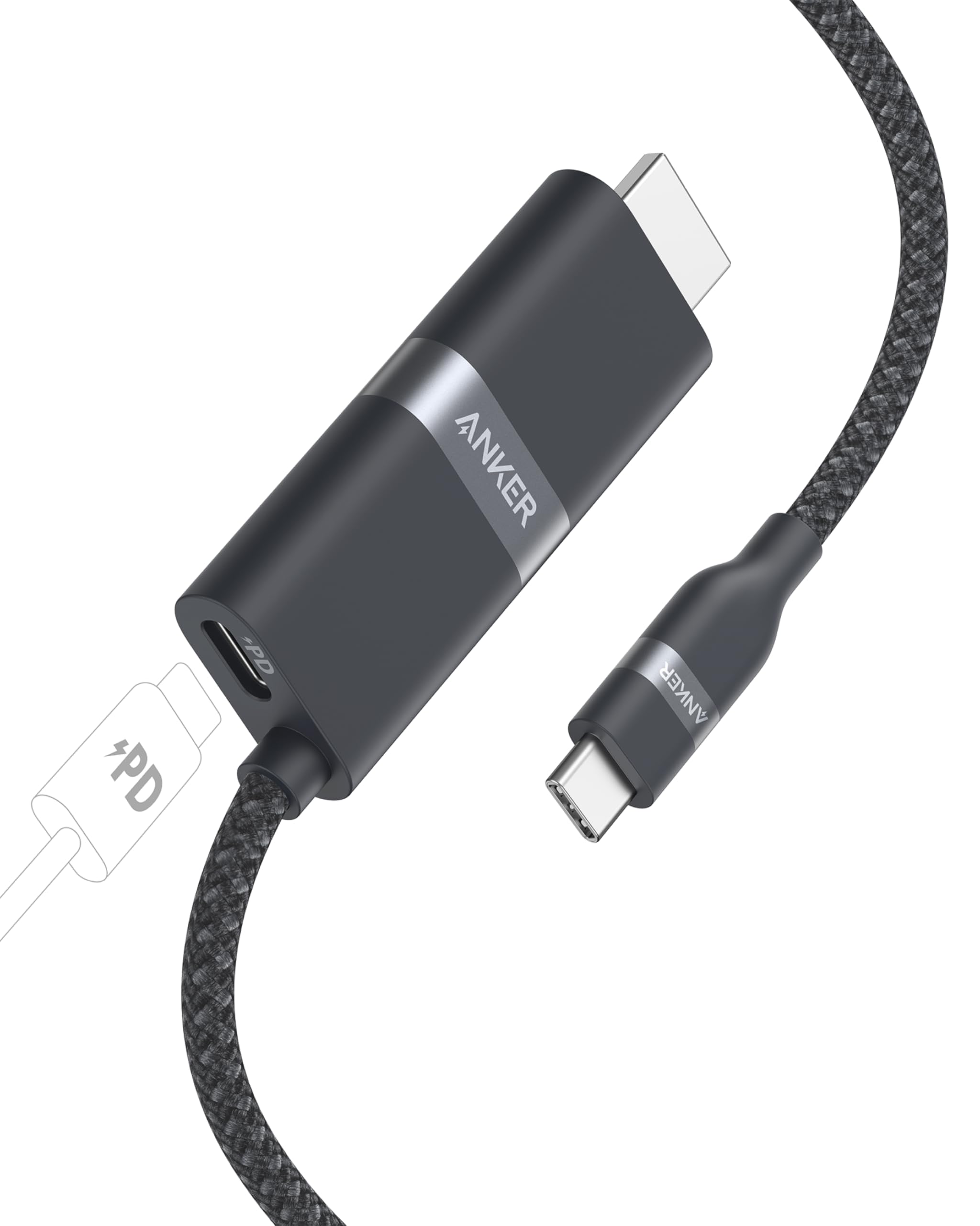 anker-nano-usb-c-hdmi-kabel-90cm-4k-140w-pd image 1