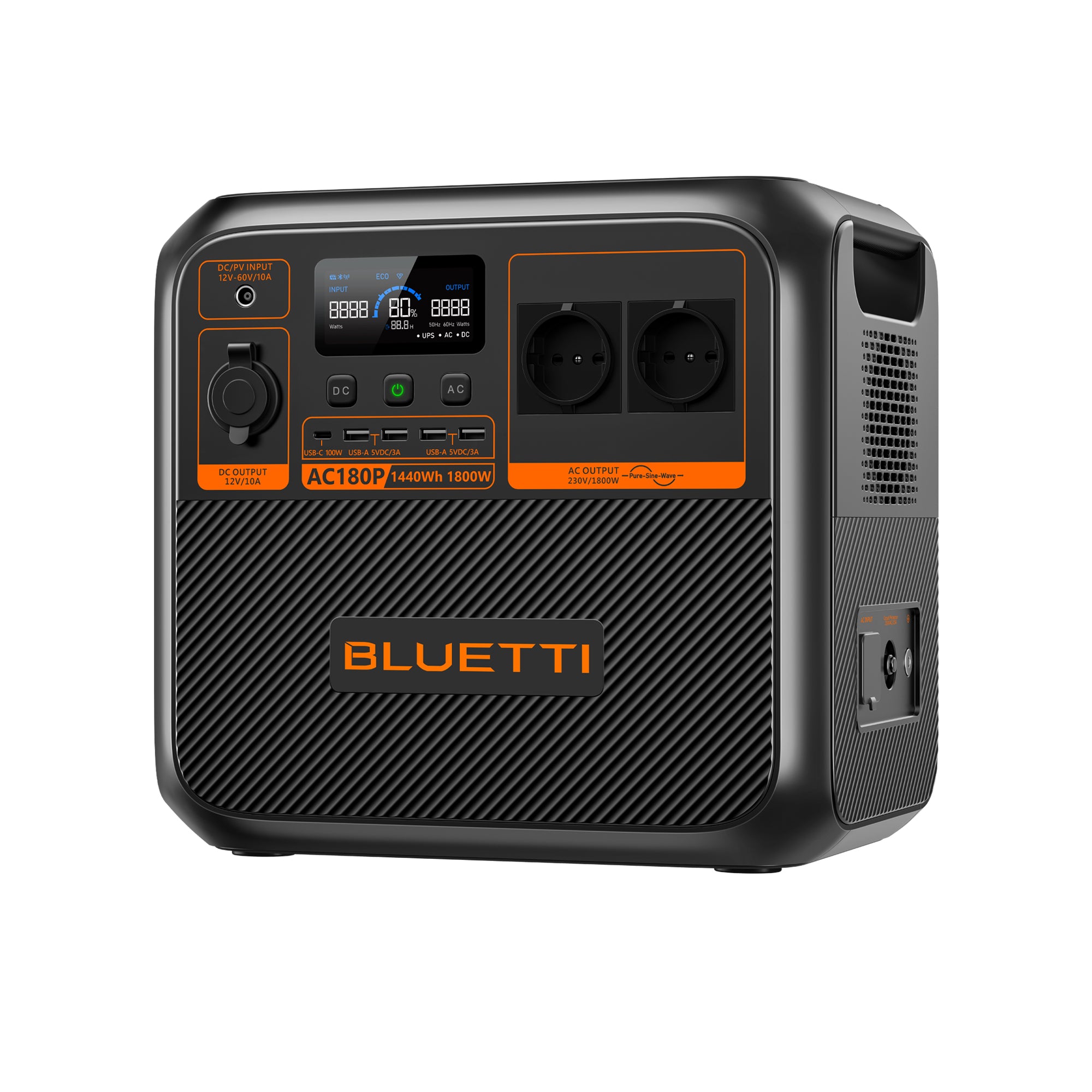 bluetti-ac180p-1800w-1440wh-powerstation-kompakte-notstrom image 2