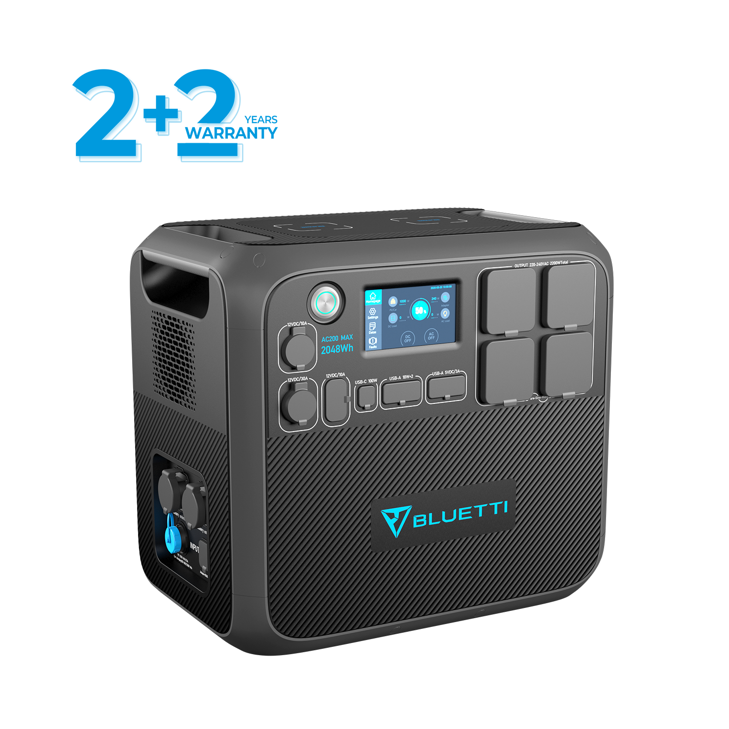 bluetti-ac200max-powerstation-2048wh-2200w-erweiterbar image 2