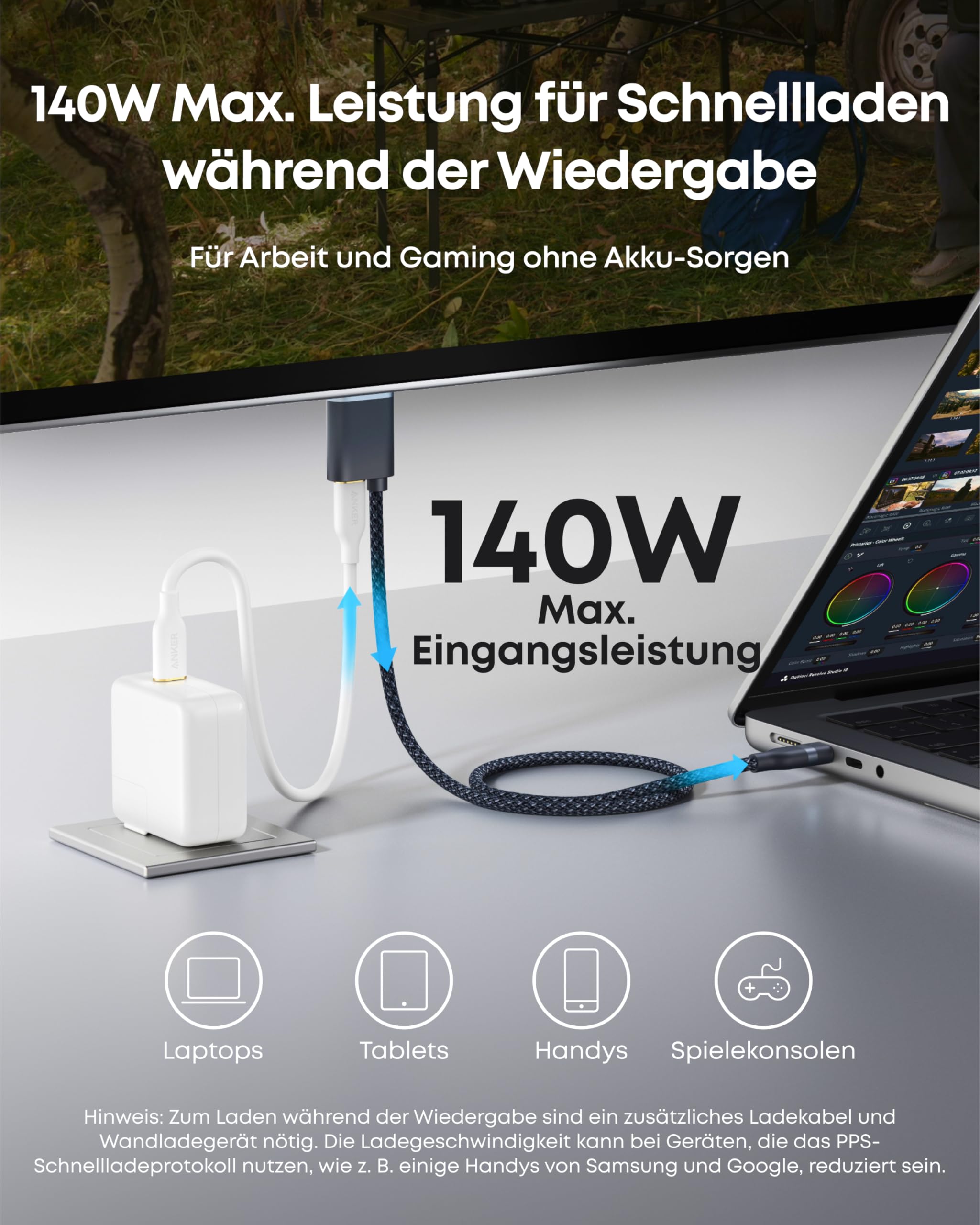 anker-nano-usb-c-hdmi-kabel-90cm-4k-140w-pd image 3
