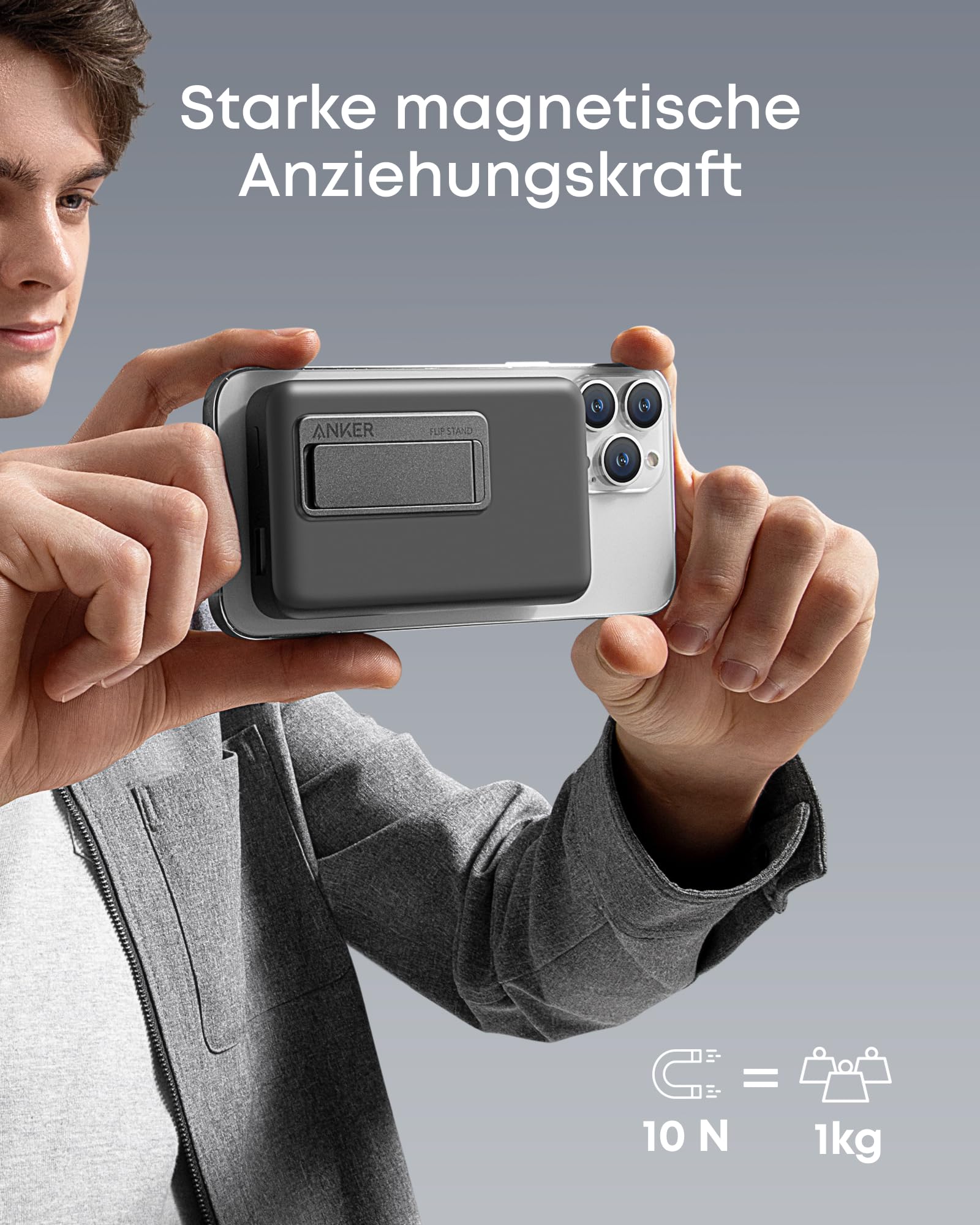 anker-633-powerbank-10000mah-magnetisch-schwarz-iphone-kabellos image 7