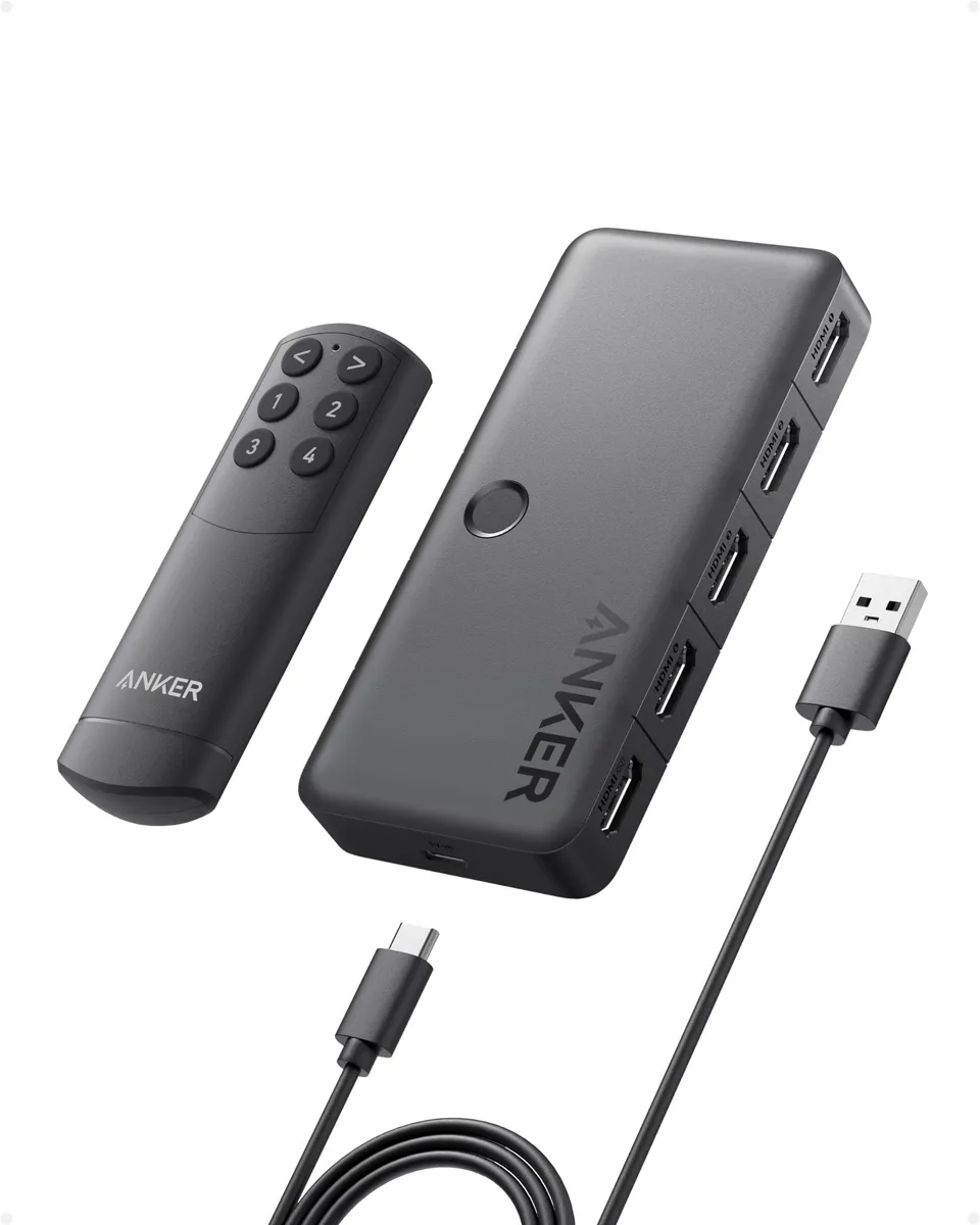 anker-hdmi-switch-4-in-1-4k-60hz-mit-fernbedienung image 1