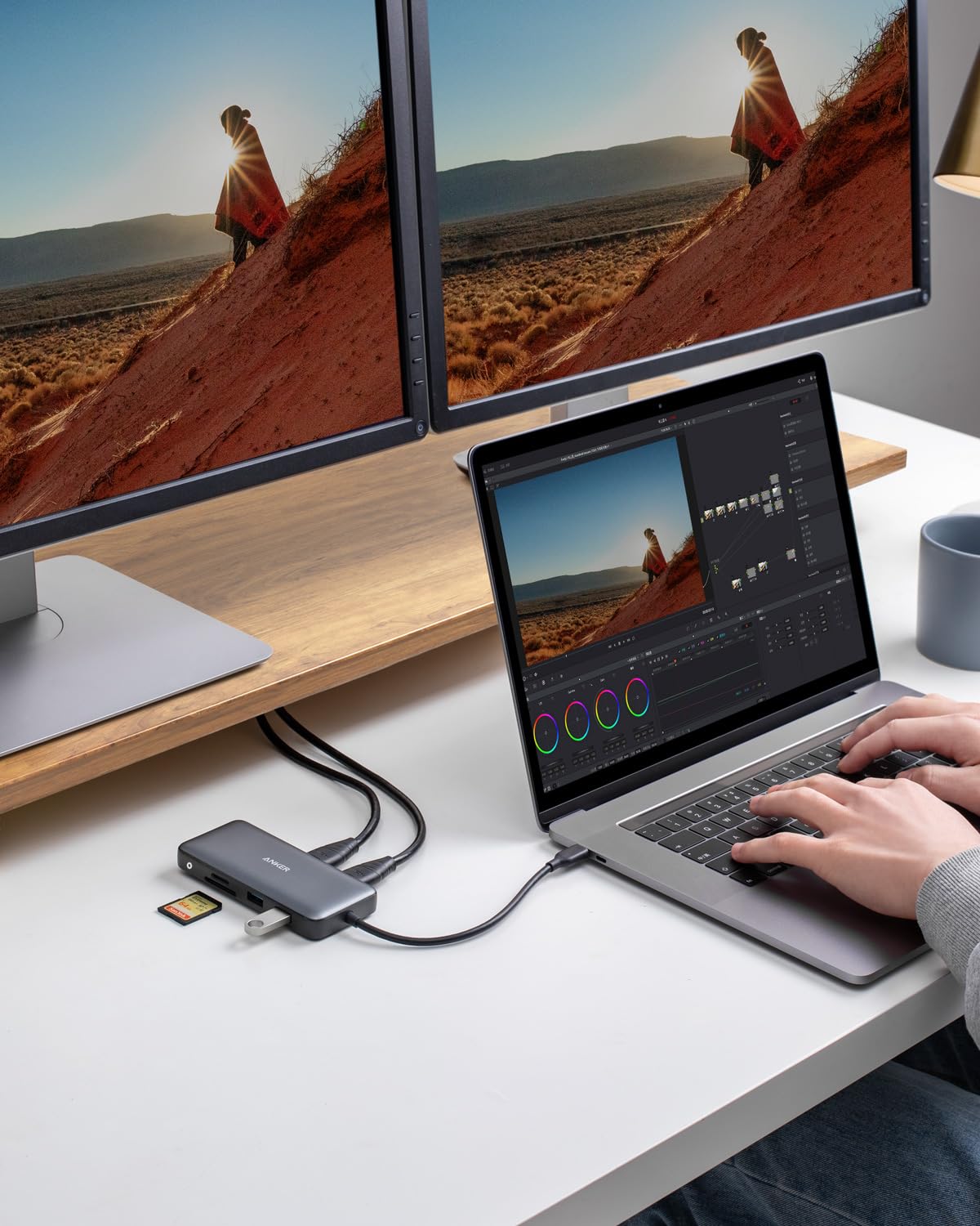 anker-chargers-8-in-1-usb-c-hub-2x-hdmi-4k-85w-schwarz image 7