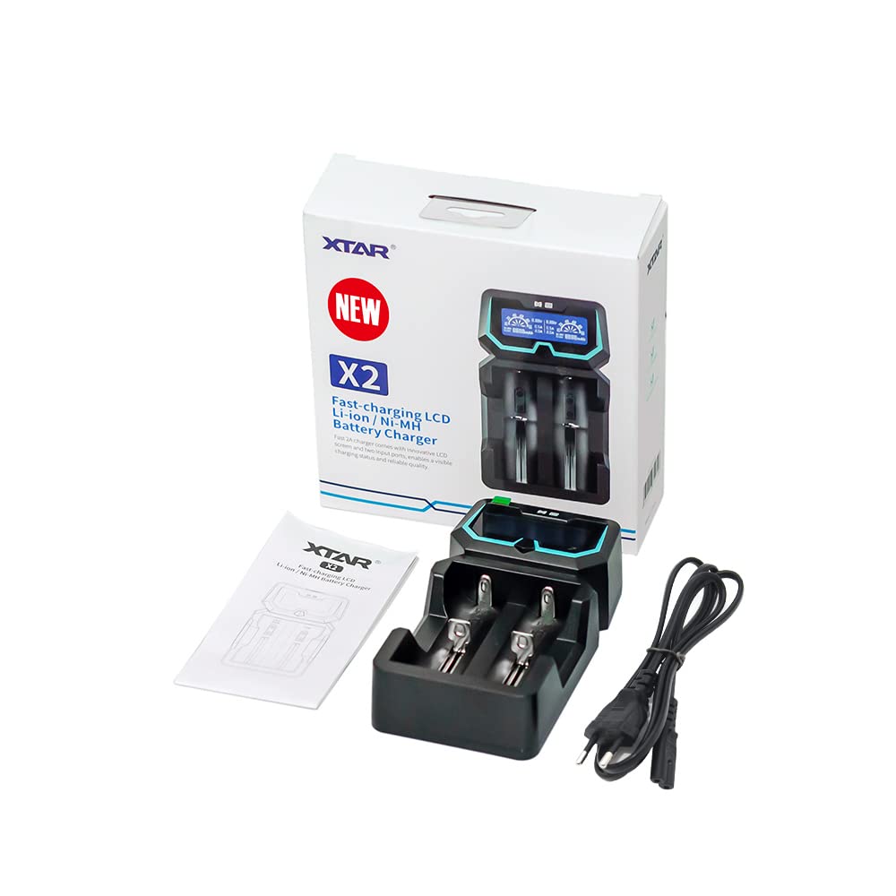 xtar-x2-speedy-charger-2-slot-2a-schnellladen-lcd image 7