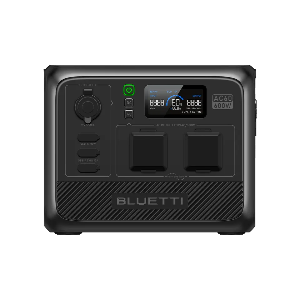 bluetti-ac-ac60-powerstation-600w-403wh-outdoor-solar image 1