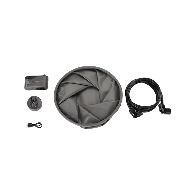 ecoflow-duschkit-duschpumpe-mit-falteimer-campingdusche image 1