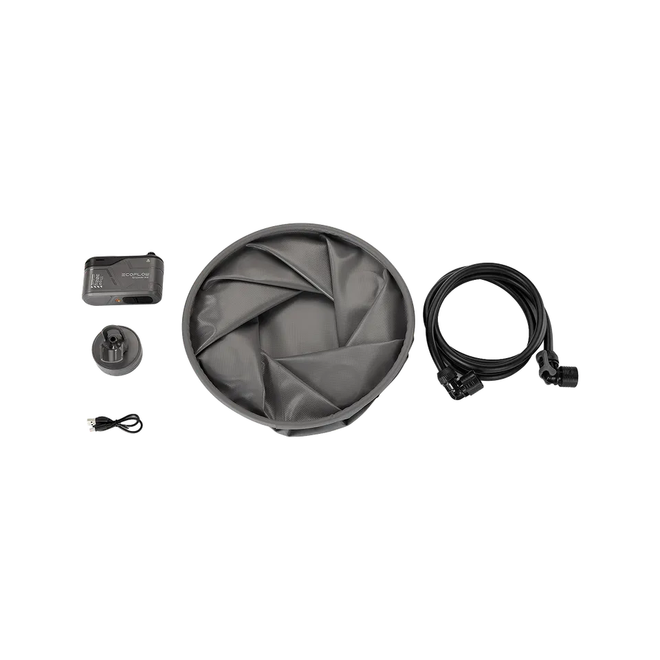 ecoflow-duschkit-duschpumpe-mit-falteimer-campingdusche image 1