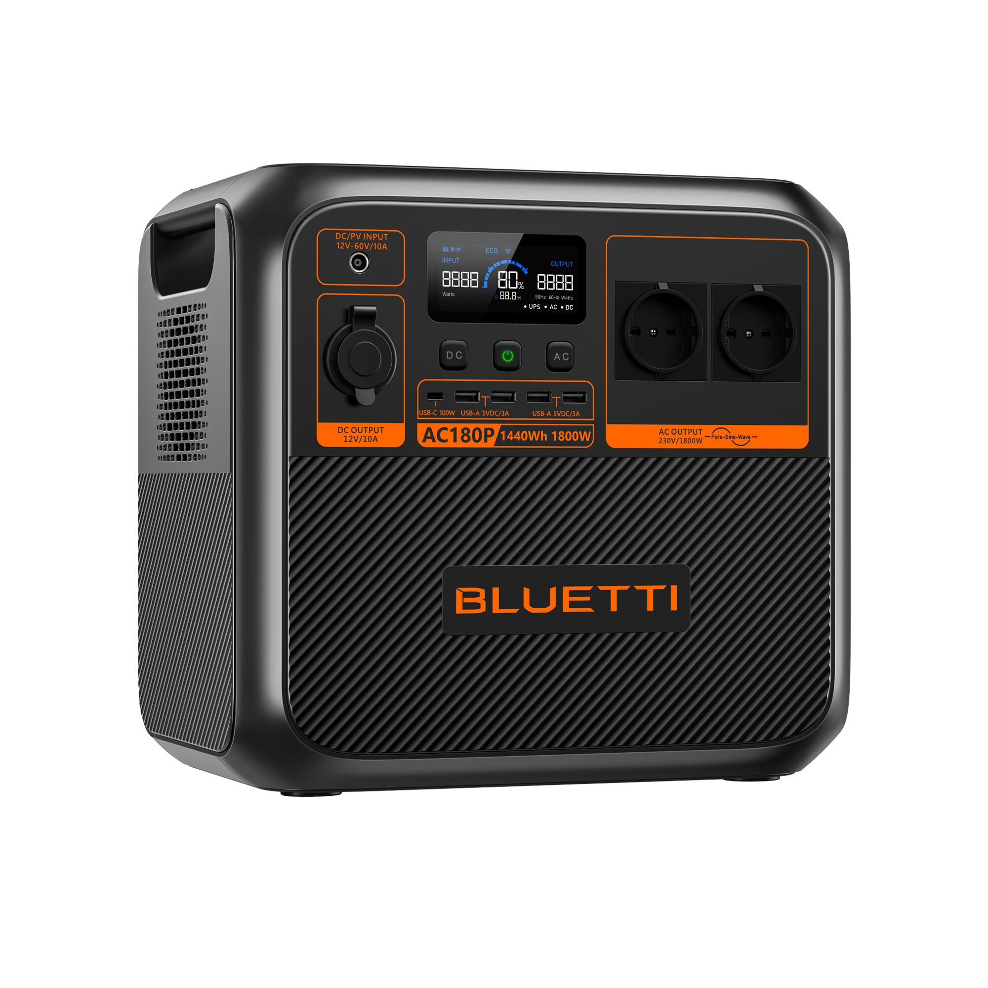 bluetti-ac180p-1800w-1440wh-powerstation-kompakte-notstrom image 3