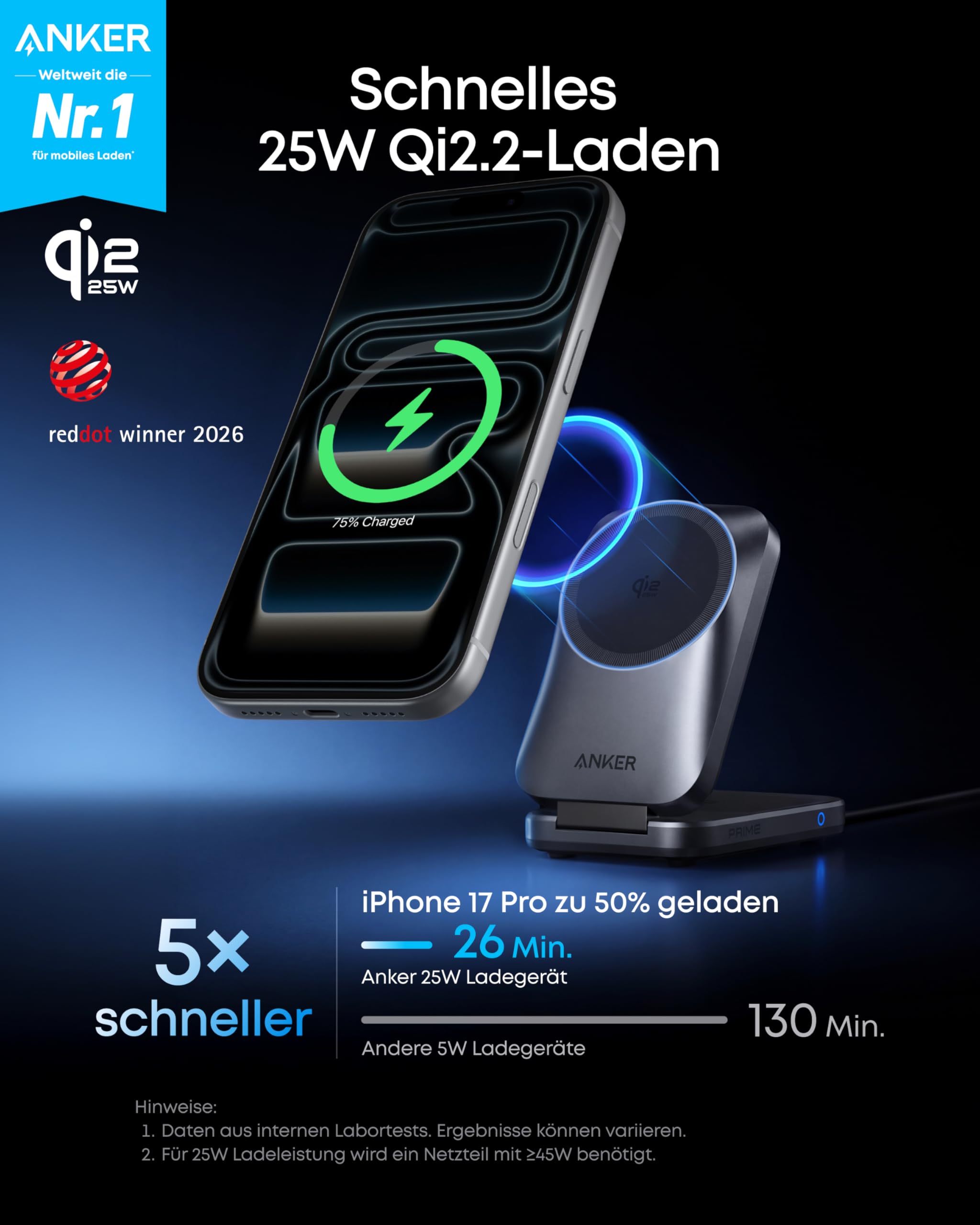 anker-prime-3-in-1-ladestation-qi2-2-25w-schwarz-magsafe image 2