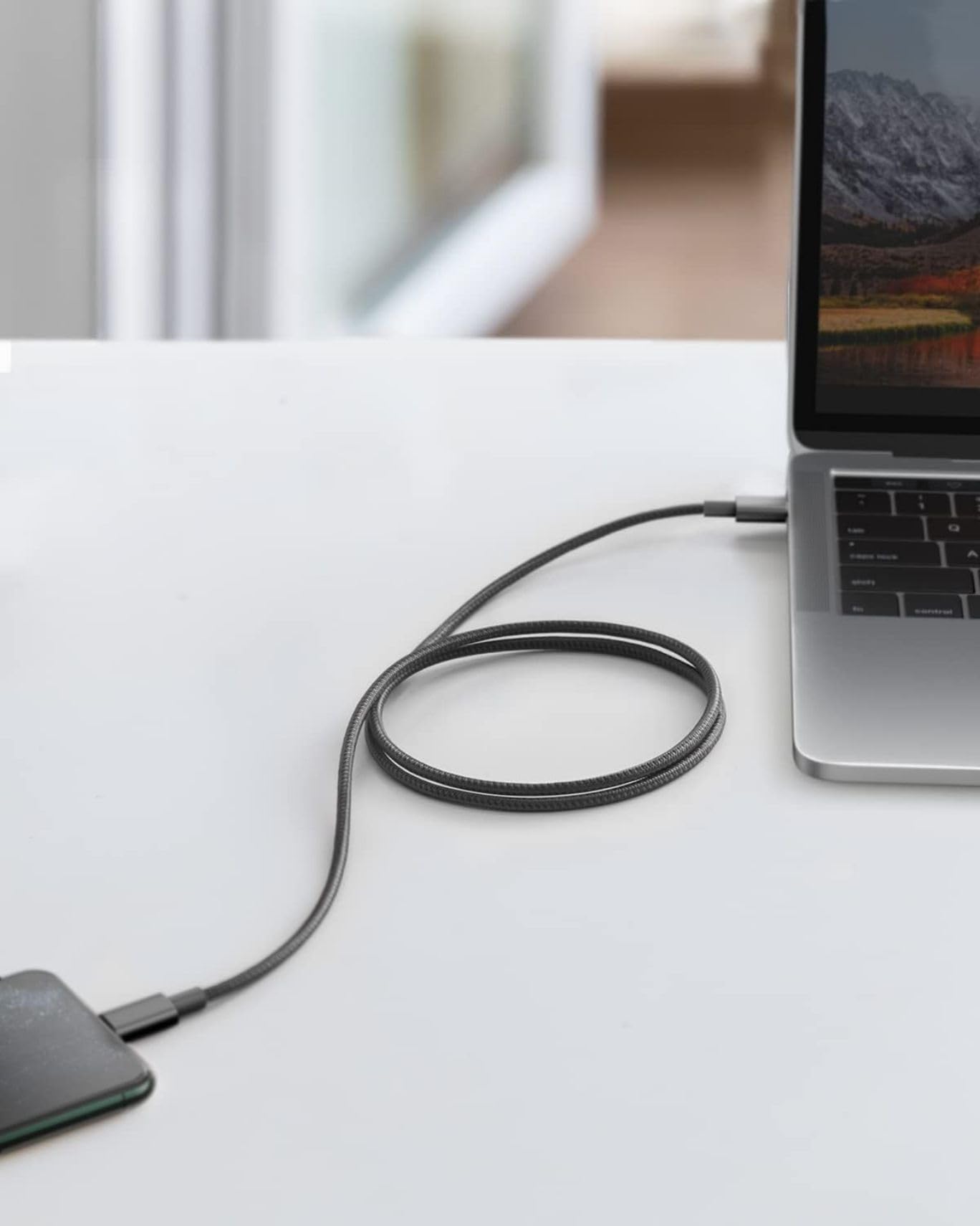 anker-331-usb-c-lightning-kabel-100cm-nylon-mfi-schwarz image 7
