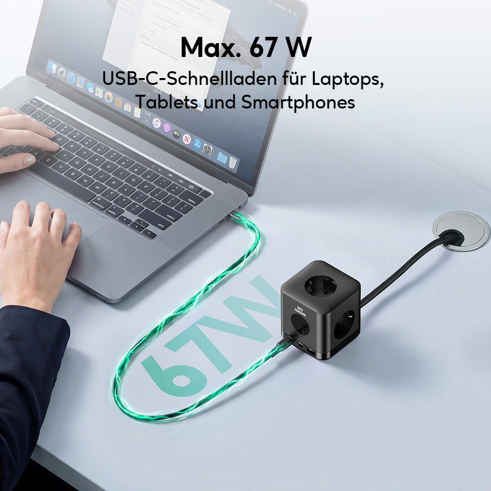 zendure-superport-6-in-1-power-strip-cube-usb-c-67w-schuko image 6